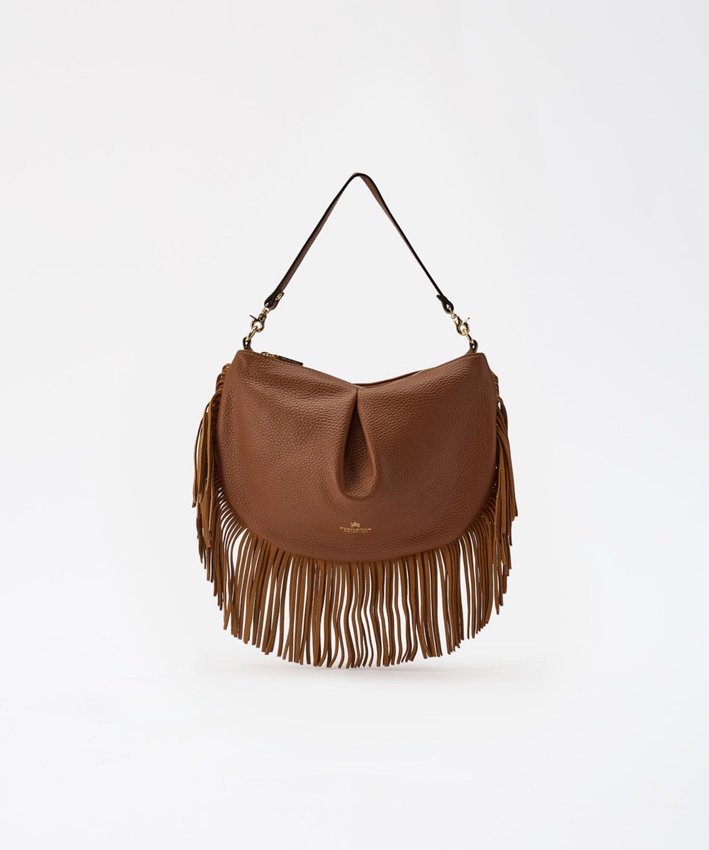 CUOIERIA FIORENTINA  MINI POUCH CON FRANGE