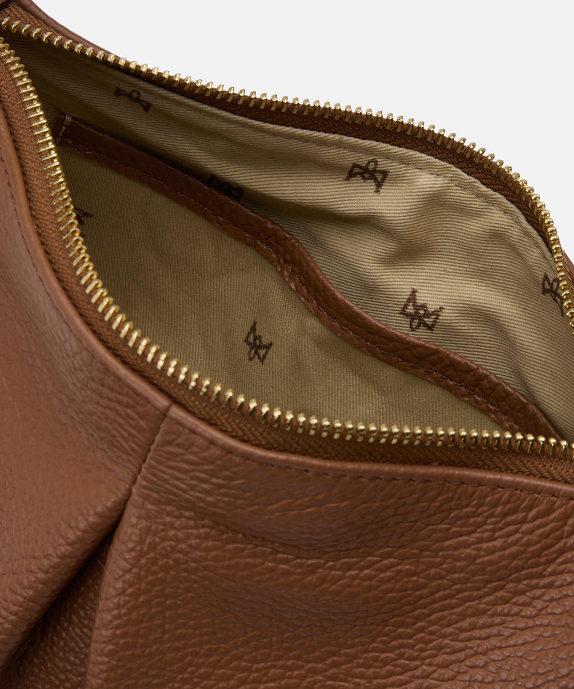 Borse CUOIERIA FIORENTINA  MINI POUCH CON FRANGE Caramello | CUOIERIA FIORENTINA