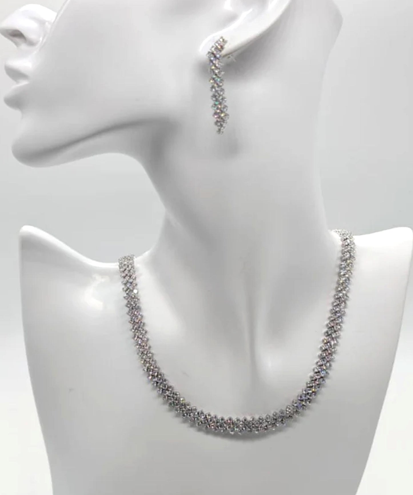 ENZO RUSSO Parure con Zirconi Crystal