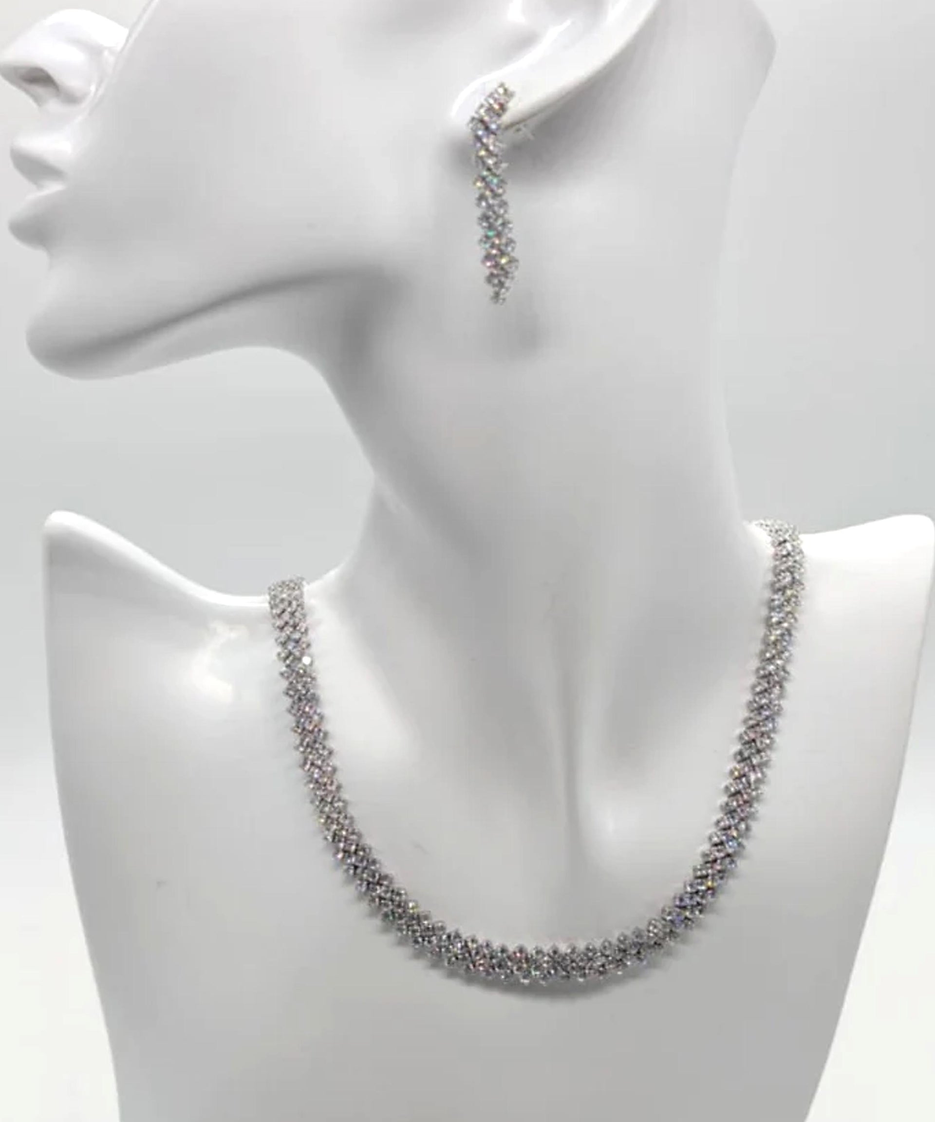 ENZO RUSSO Parure con Zirconi Crystal