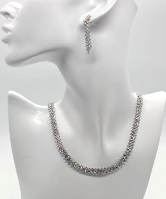 ENZO RUSSO Parure con Zirconi Crystal