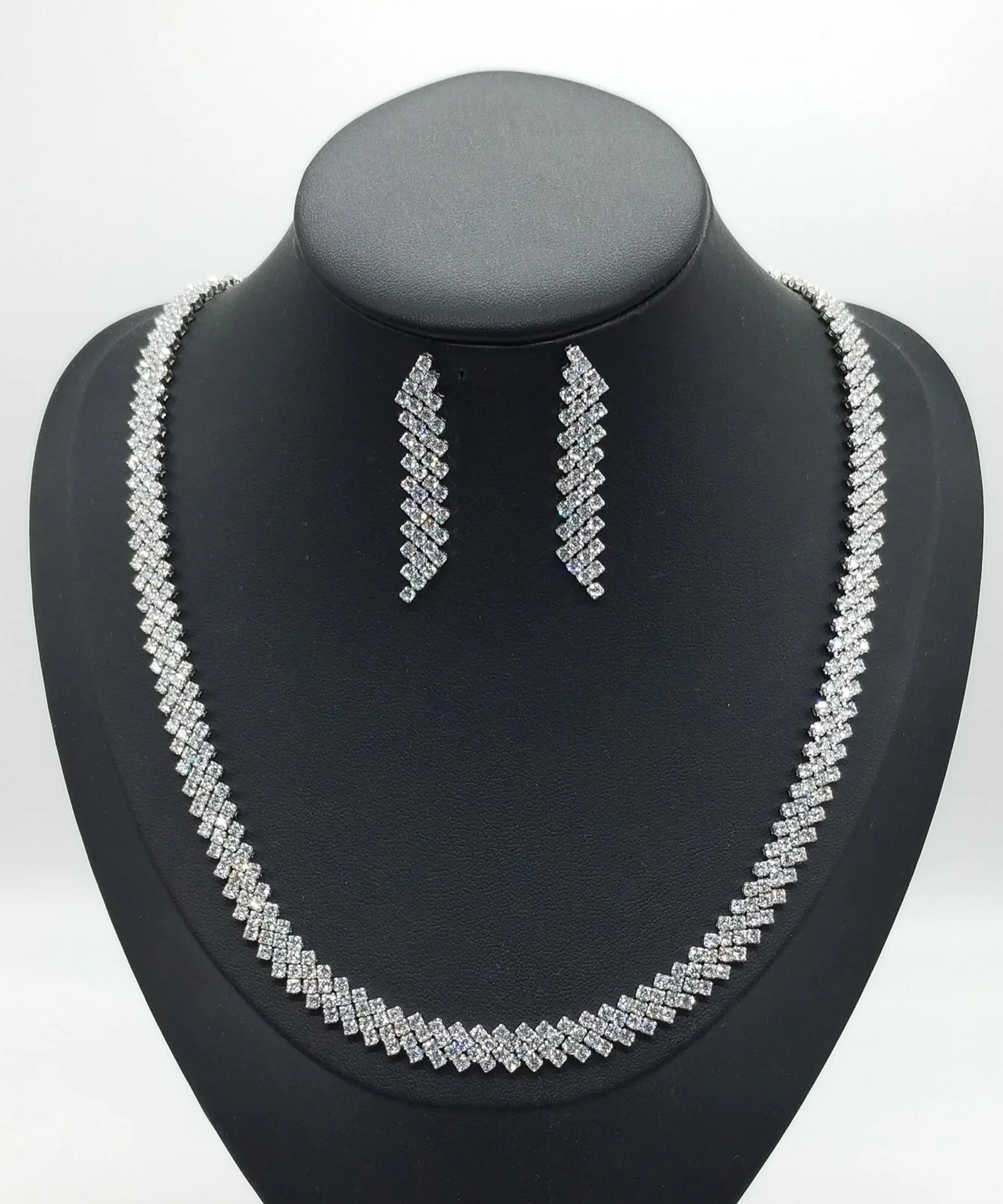 Parure ENZO RUSSO Parure con Zirconi Crystal Argento | ENZO RUSSO