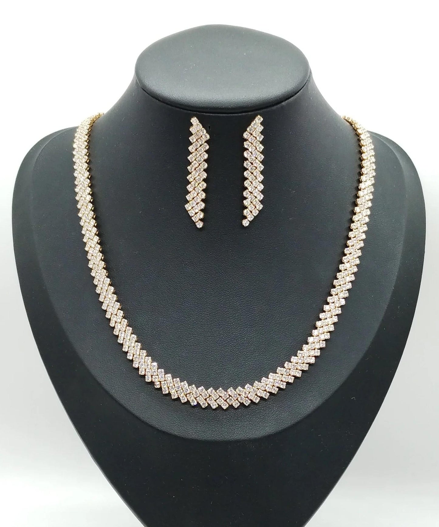 ENZO RUSSO Crystal Cubic Zirconia Jewelry Set