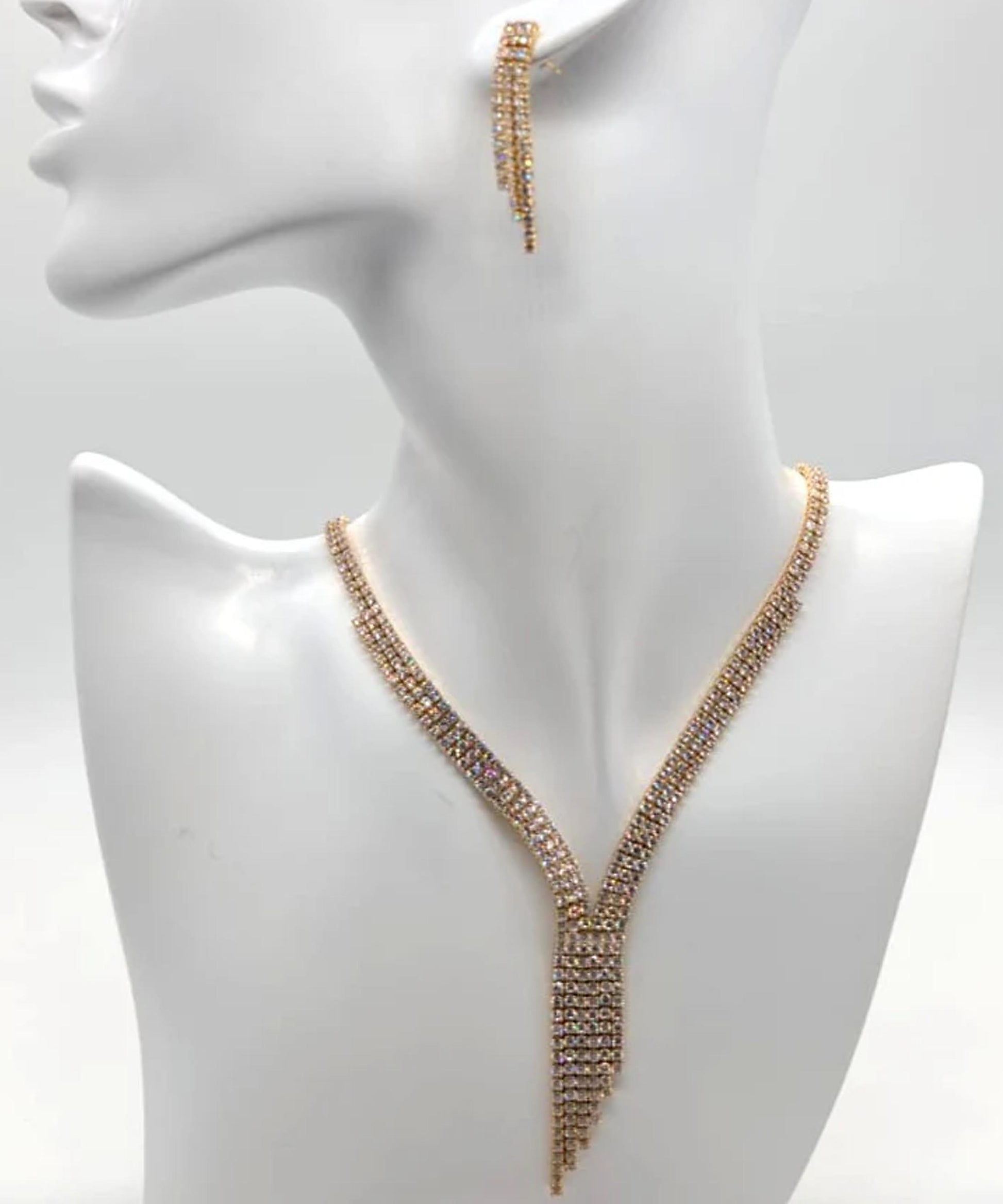 Parure ENZO RUSSO Parure con Zirconi Crystal Oro | ENZO RUSSO