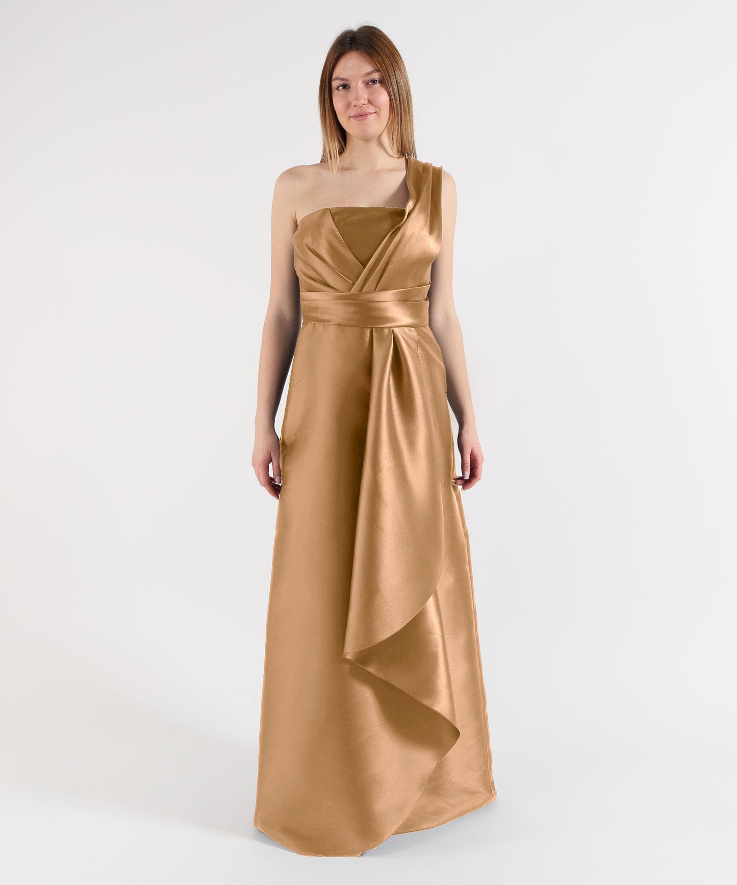 ALBERTA FERRETTI abito mikado viscosa
