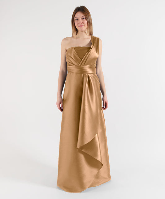 ALBERTA FERRETTI viscose mikado dress