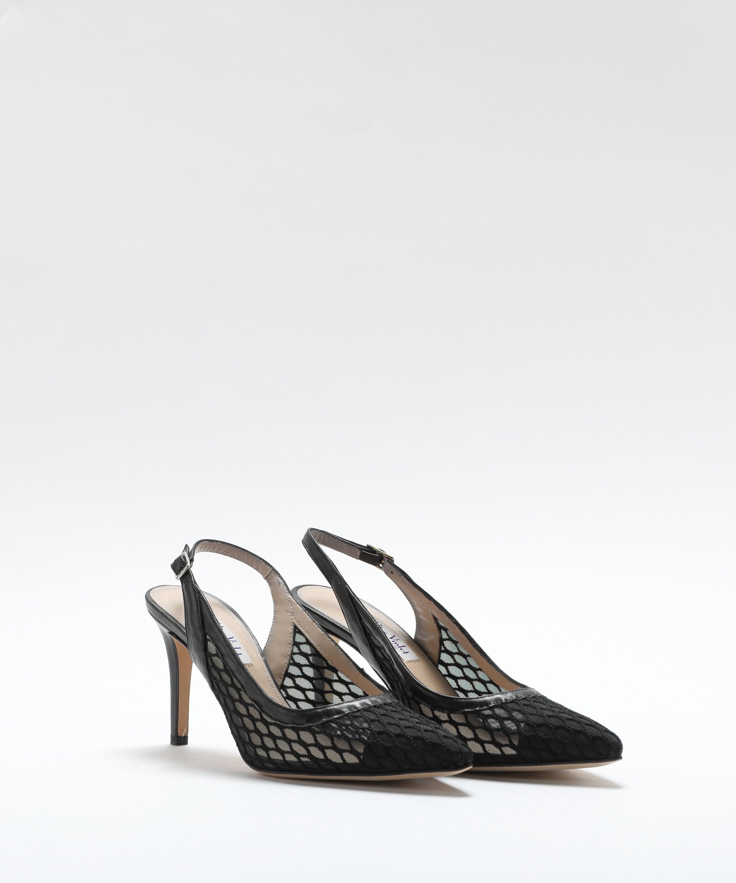 Chanel WALTER VIOLET Honeycomb-Effect Chanel-Style Shoes Nero | WALTER VIOLET