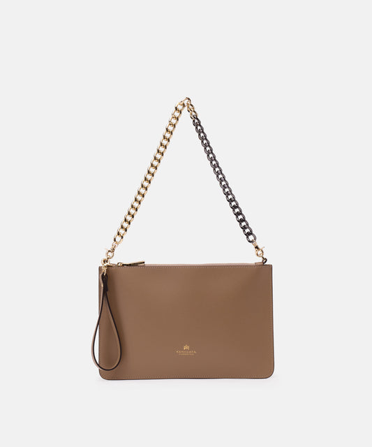 Pochette CUOIERIA FIORENTINA  Alice pochette media con bracciale Deserto | CUOIERIA FIORENTINA