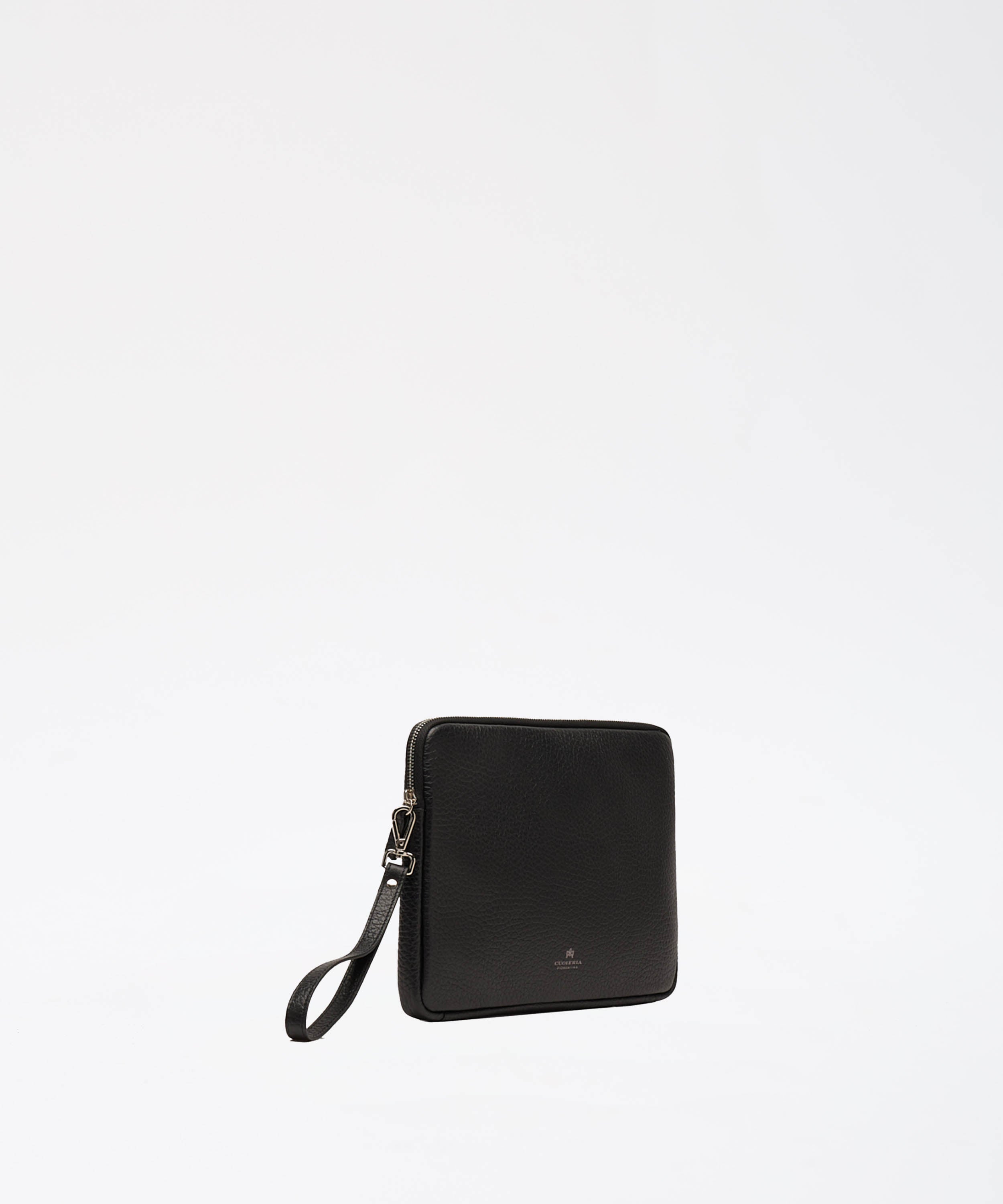 Clutch bags CUOIERIA FIORENTINA  Brad Men’s Tablet Pouch Nero | CUOIERIA FIORENTINA