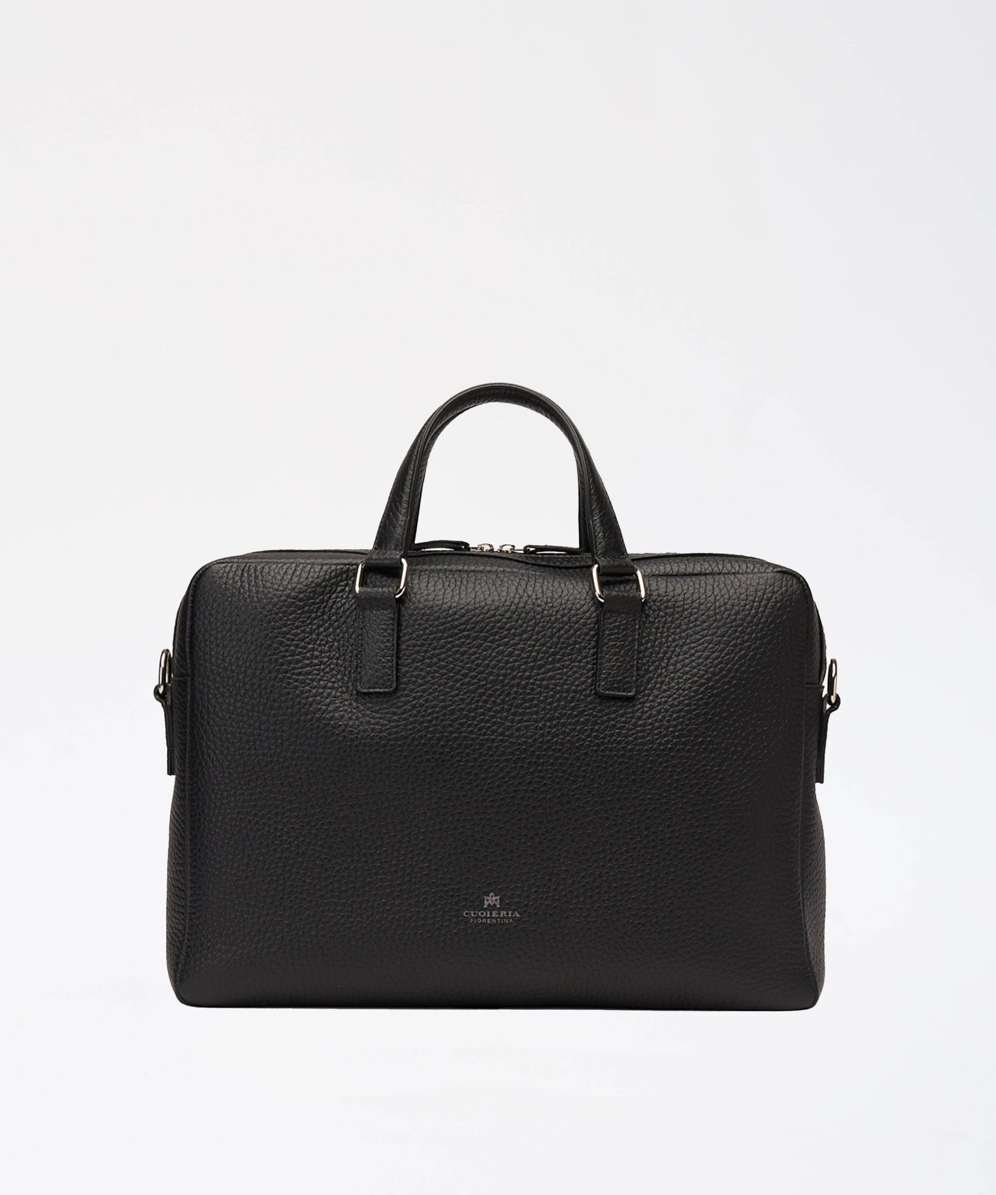 Cartelle CUOIERIA FIORENTINA  Brad cartella 1 zip porta pc 15 Nero | CUOIERIA FIORENTINA