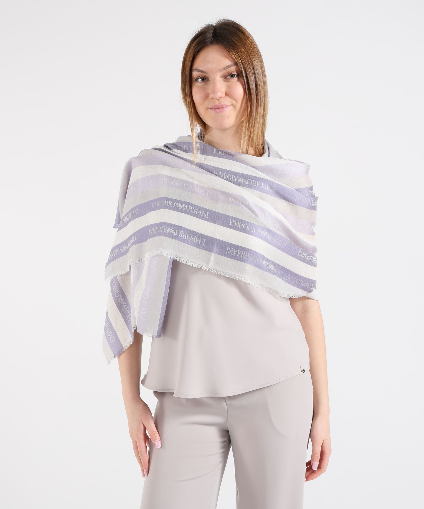 EMPORIO ARMANI Striped Stole