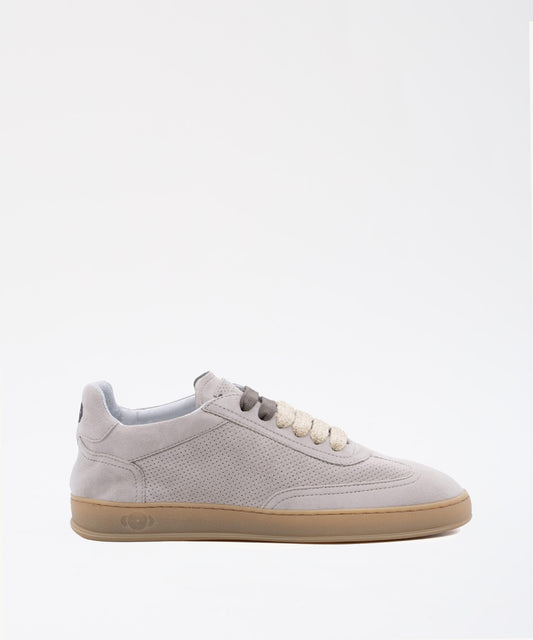Sneakers SOLDINI 80 Perforated Suede Sneakers Taupe | SOLDINI 80