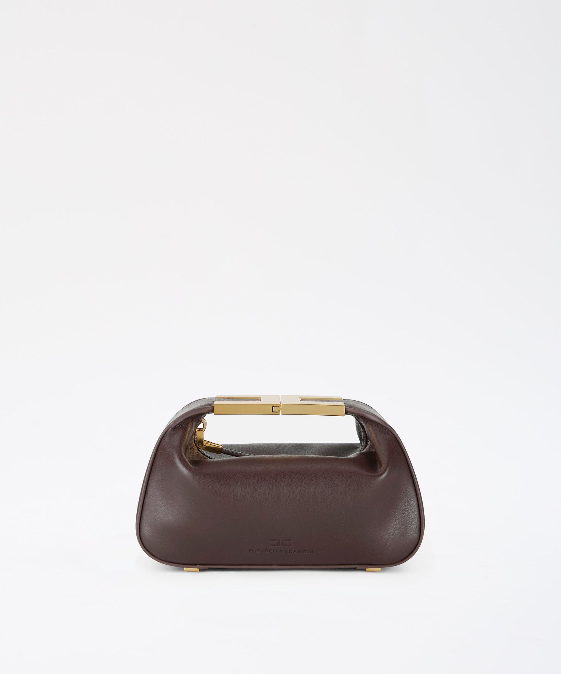 Borse ELISABETTA FRANCHI Hobo con manico gioiello Cacao | ELISABETTA FRANCHI
