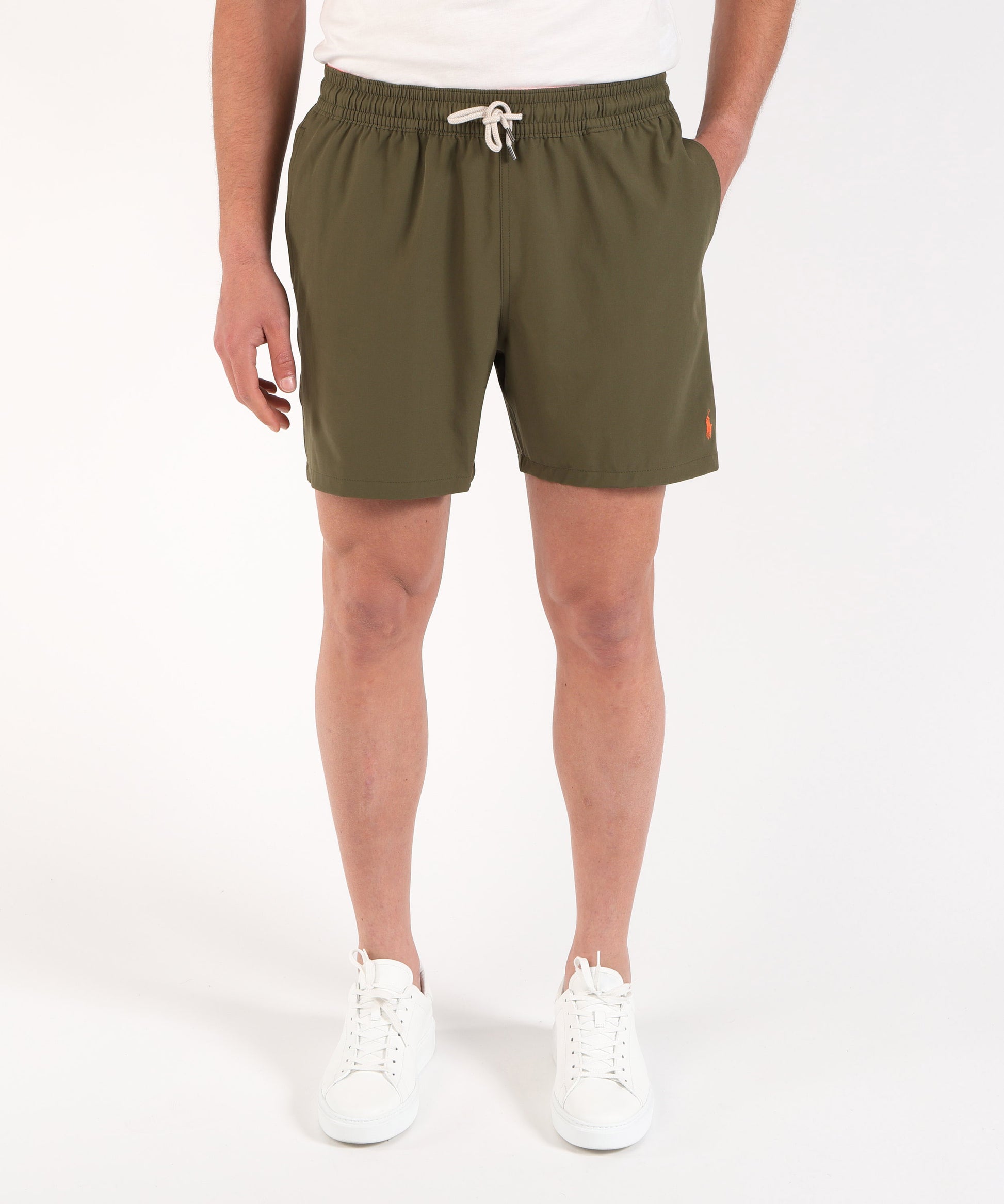 Costumi POLO RALPH LAUREN traveler mid trunk Oliva | POLO RALPH LAUREN