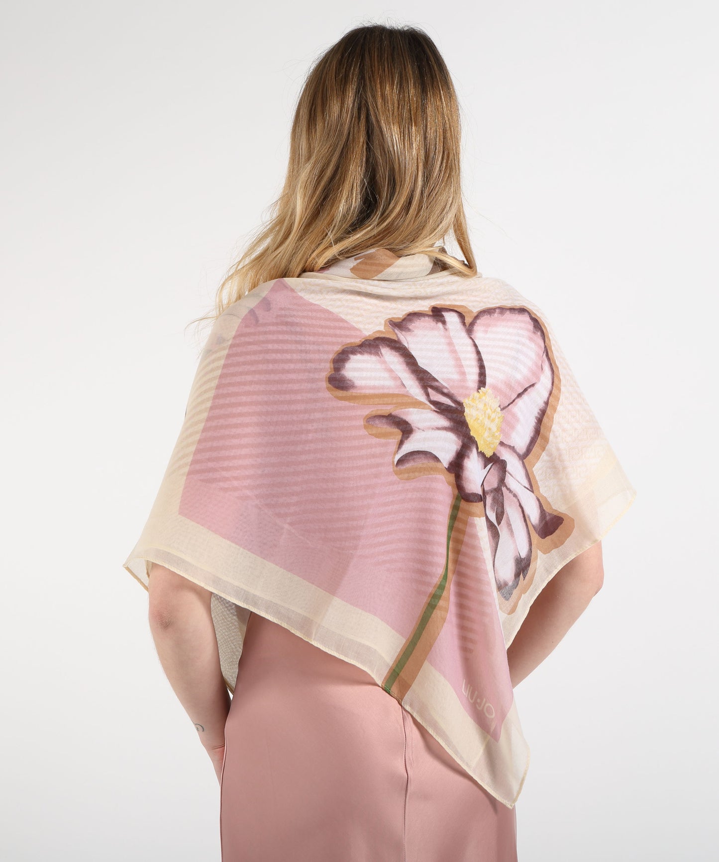 LIUJO SOFT Foulard grande colorblock