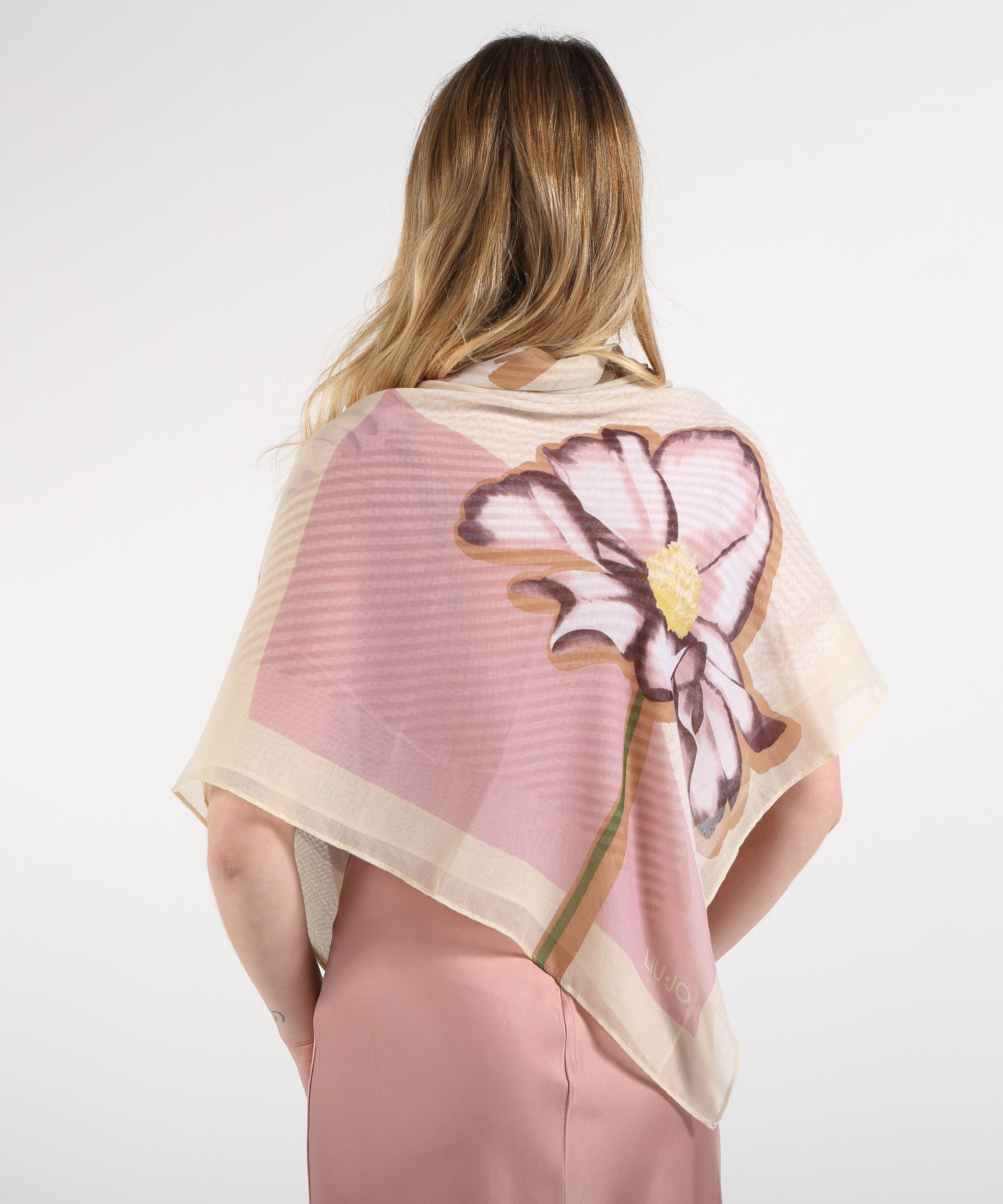 LIUJO SOFT Foulard grande colorblock