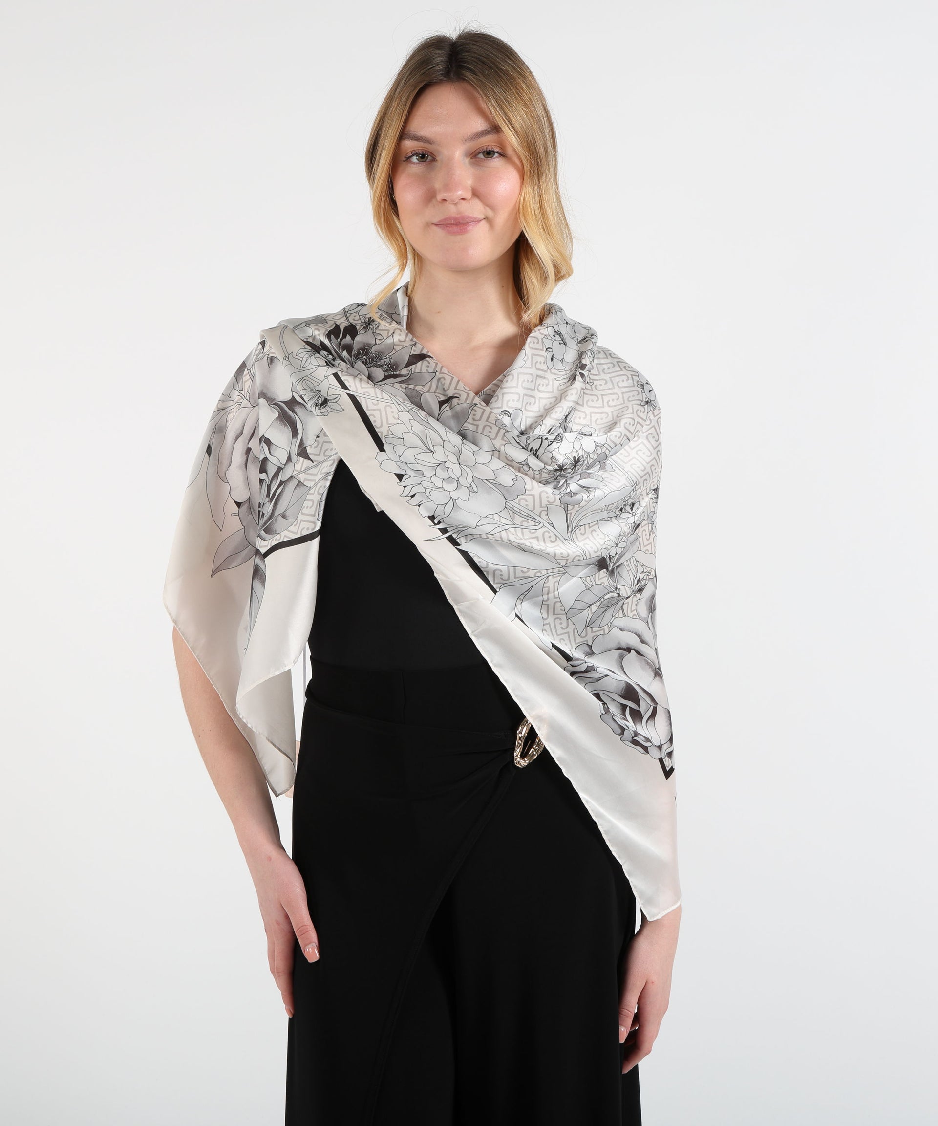 LIUJO SOFT Foulard grande a fiori