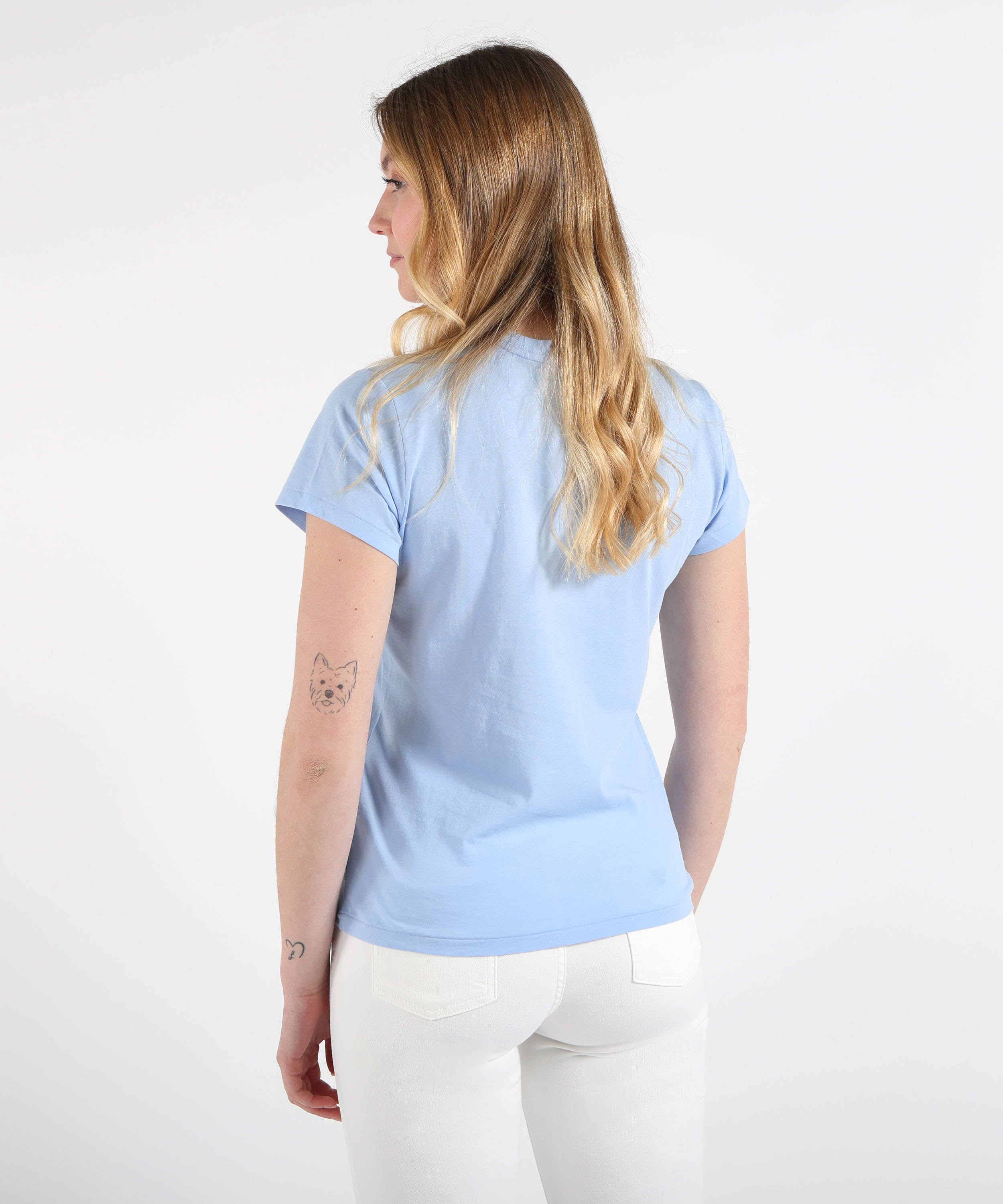 T-shirt POLO RALPH LAUREN T-shirt in cotone con logo Azzurro | POLO RALPH LAUREN