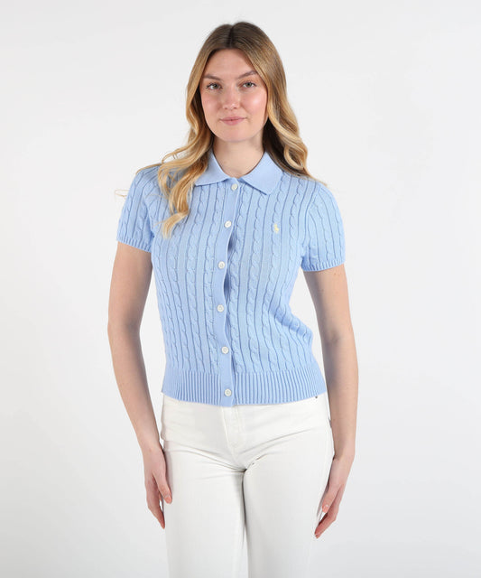 Cardigan POLO RALPH LAUREN Cardigan a maniche corte Azzurro | POLO RALPH LAUREN