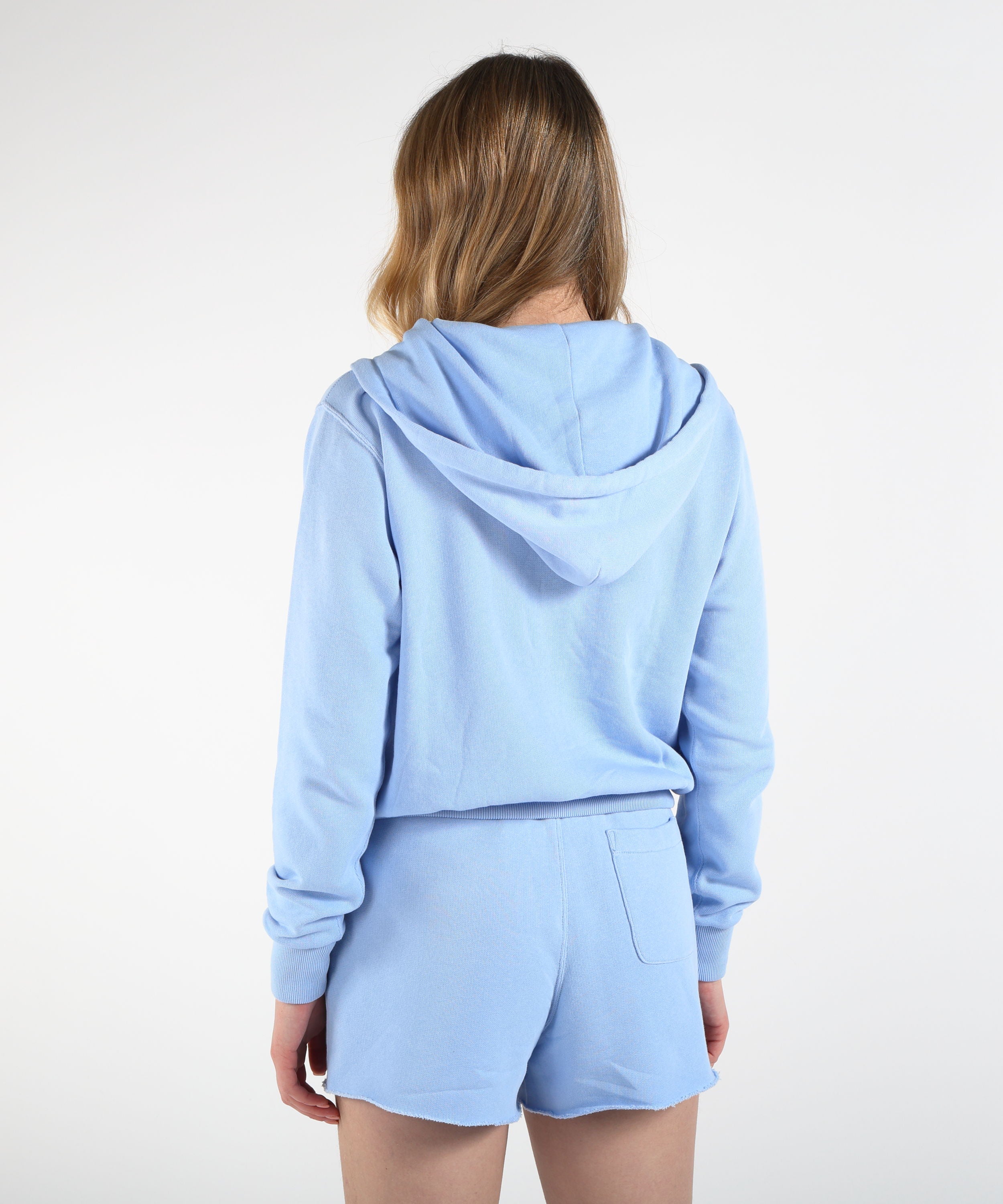 Felpe POLO RALPH LAUREN Felpa con cappuccio in misto cotone con logo ricamato Azzurro | POLO RALPH LAUREN