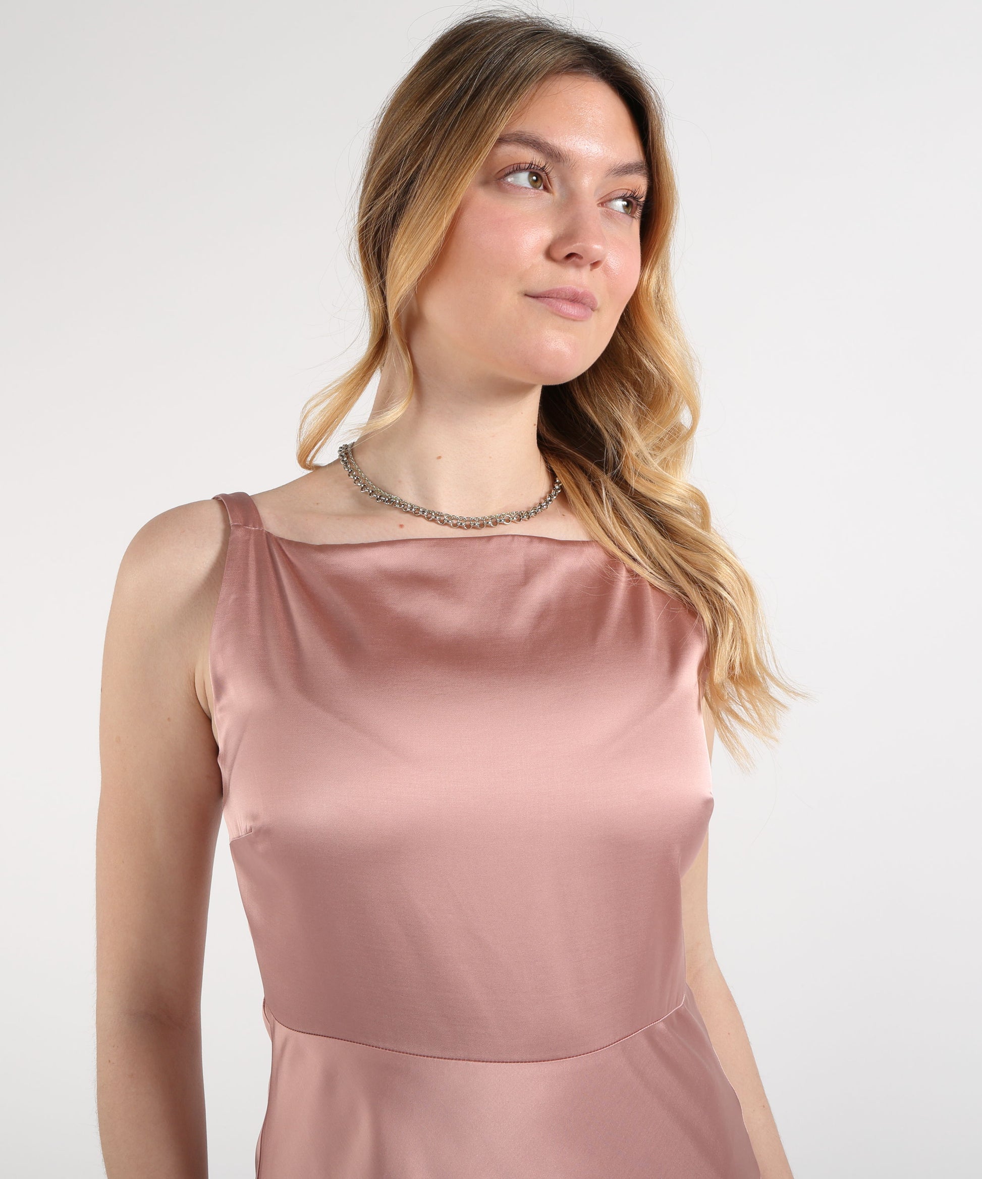 Dresses &amp; Suits LIUJO BLACK Sleeveless Maxi Dress Nude | LIUJO BLACK
