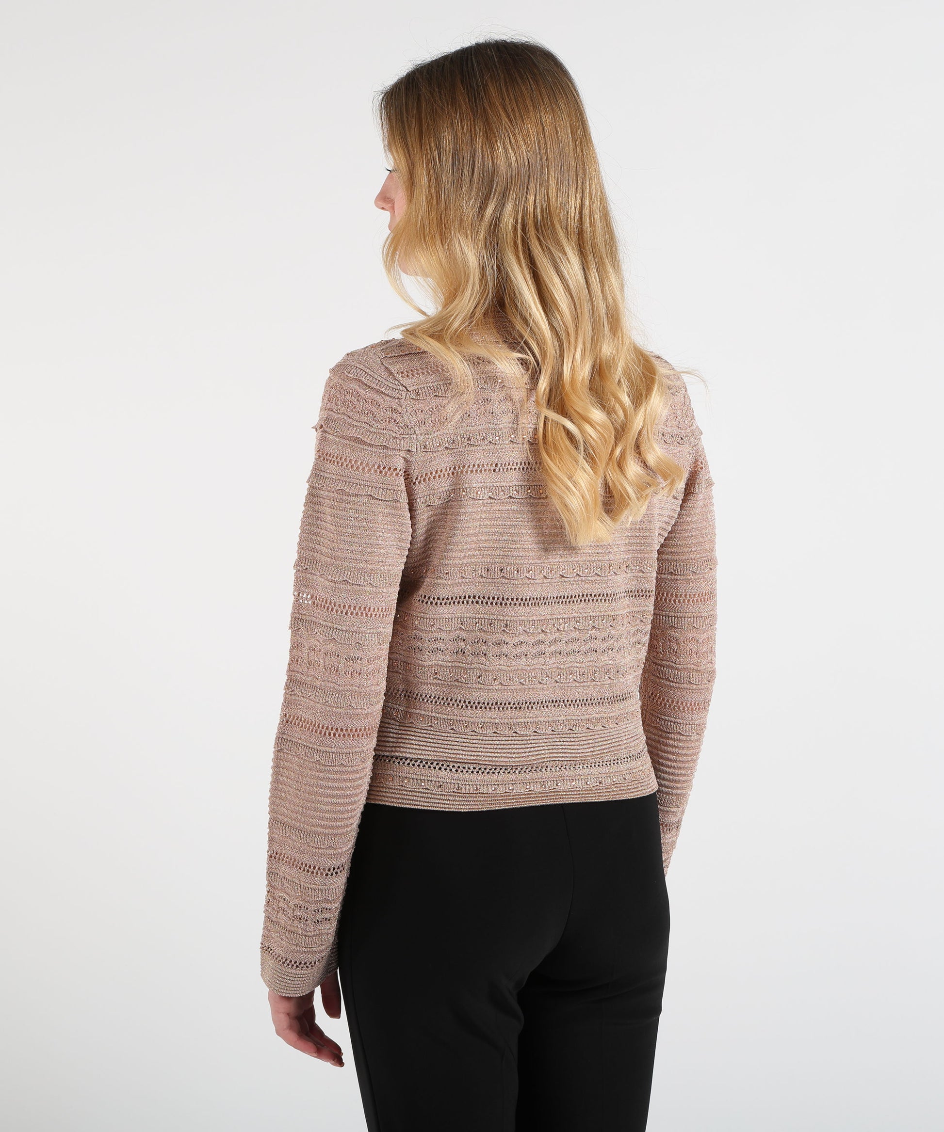 Giacche LIUJO BLACK Cardigan traforato Nude | LIUJO BLACK