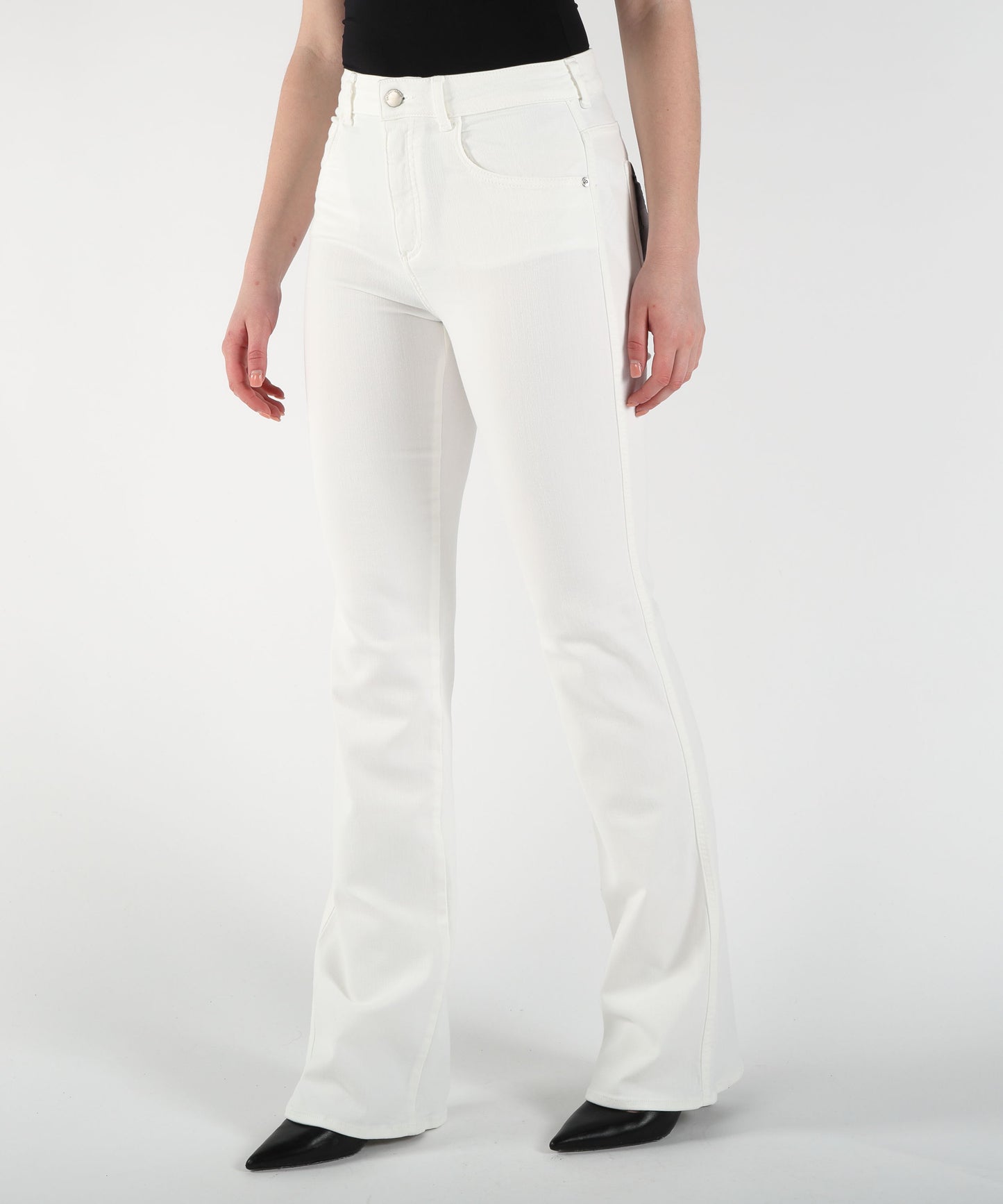 EMPORIO ARMANI Mid-Rise Flared Jeans