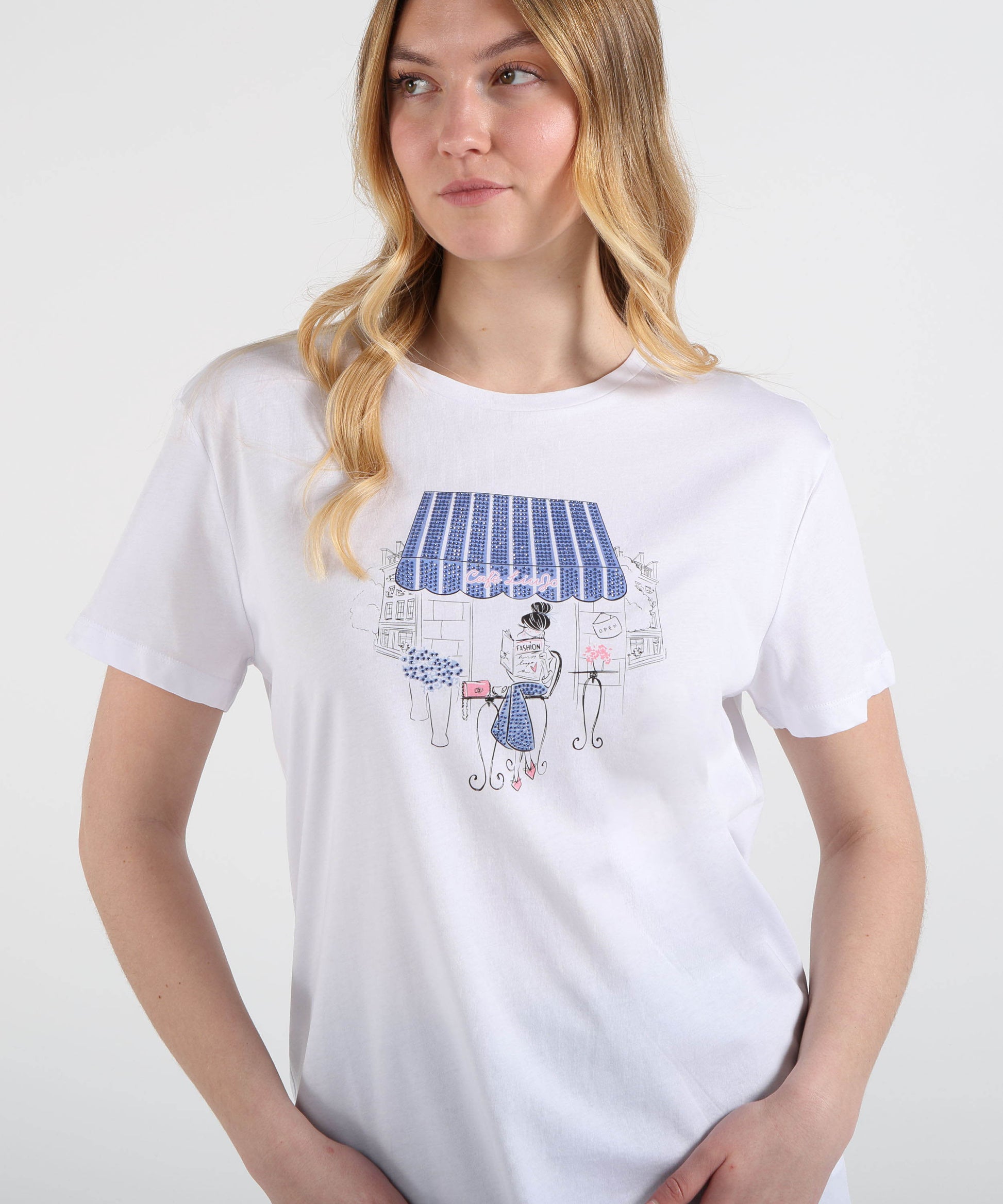 T-shirt LIUJO WHITE T-shirt con stampa Bianco | LIUJO WHITE