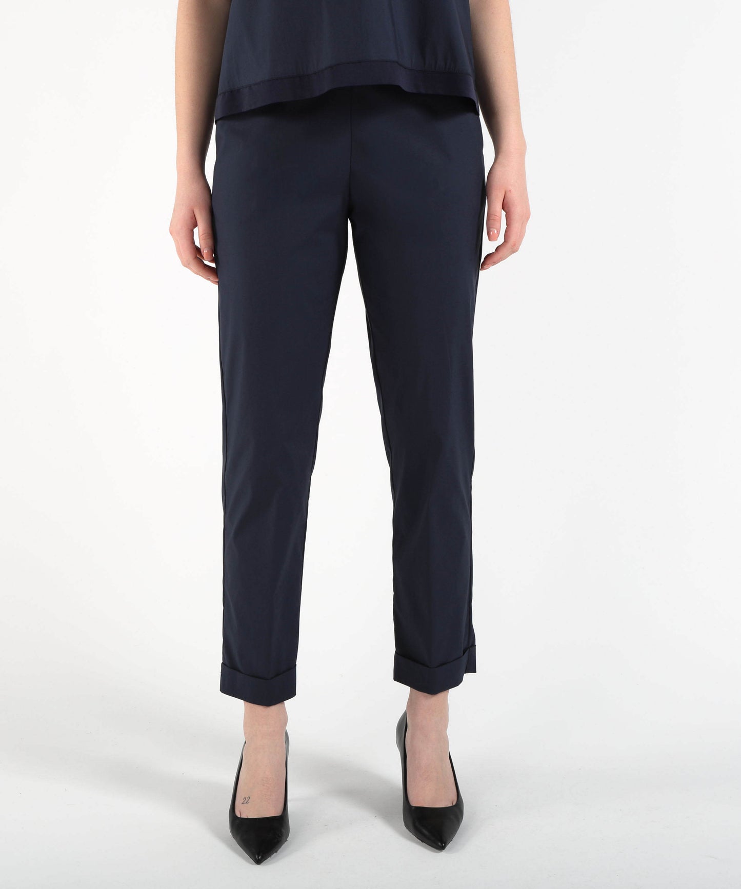 VOLPATO Cigarette Pants with Cuffs