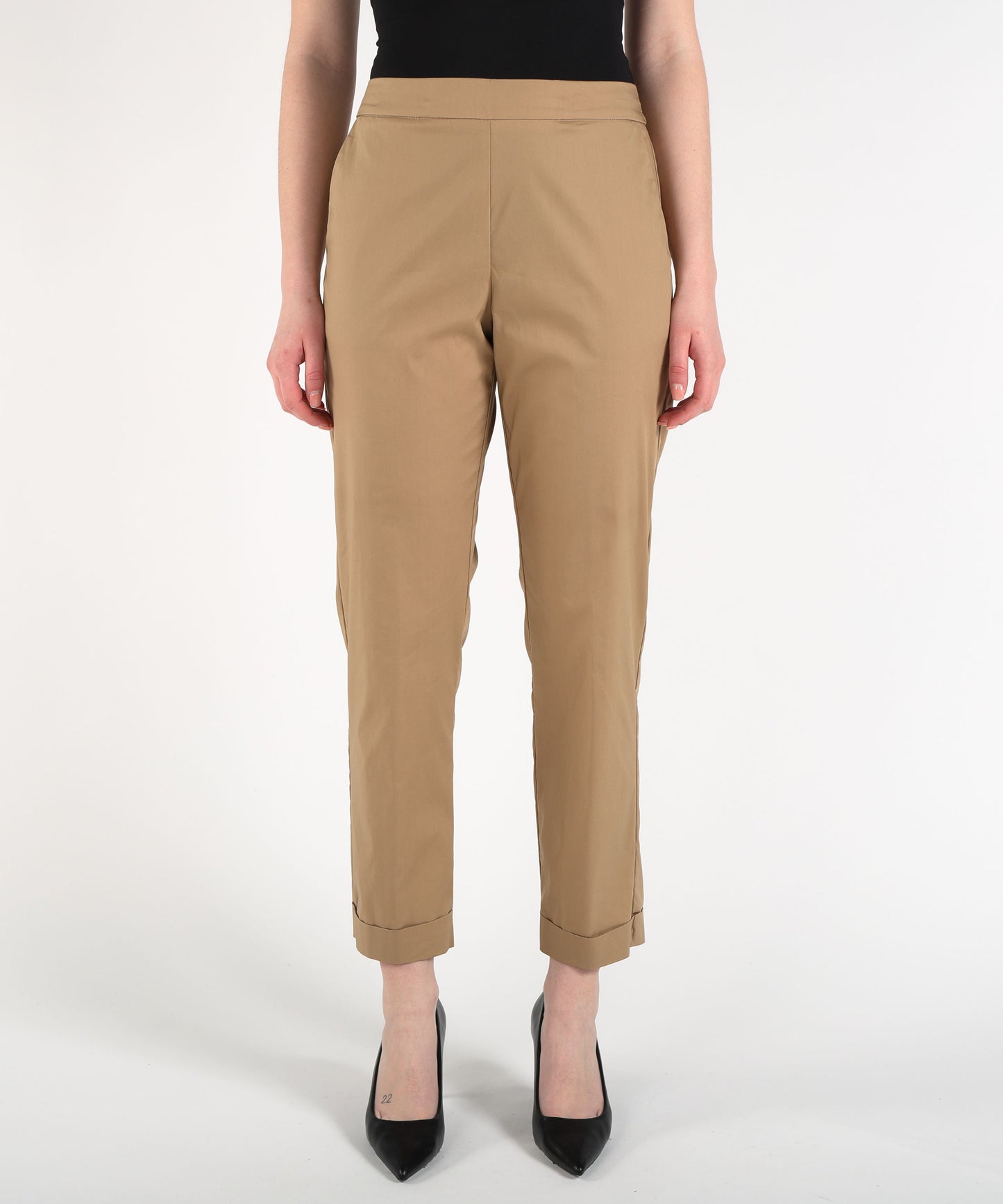 VOLPATO Cigarette Pants with Cuffs
