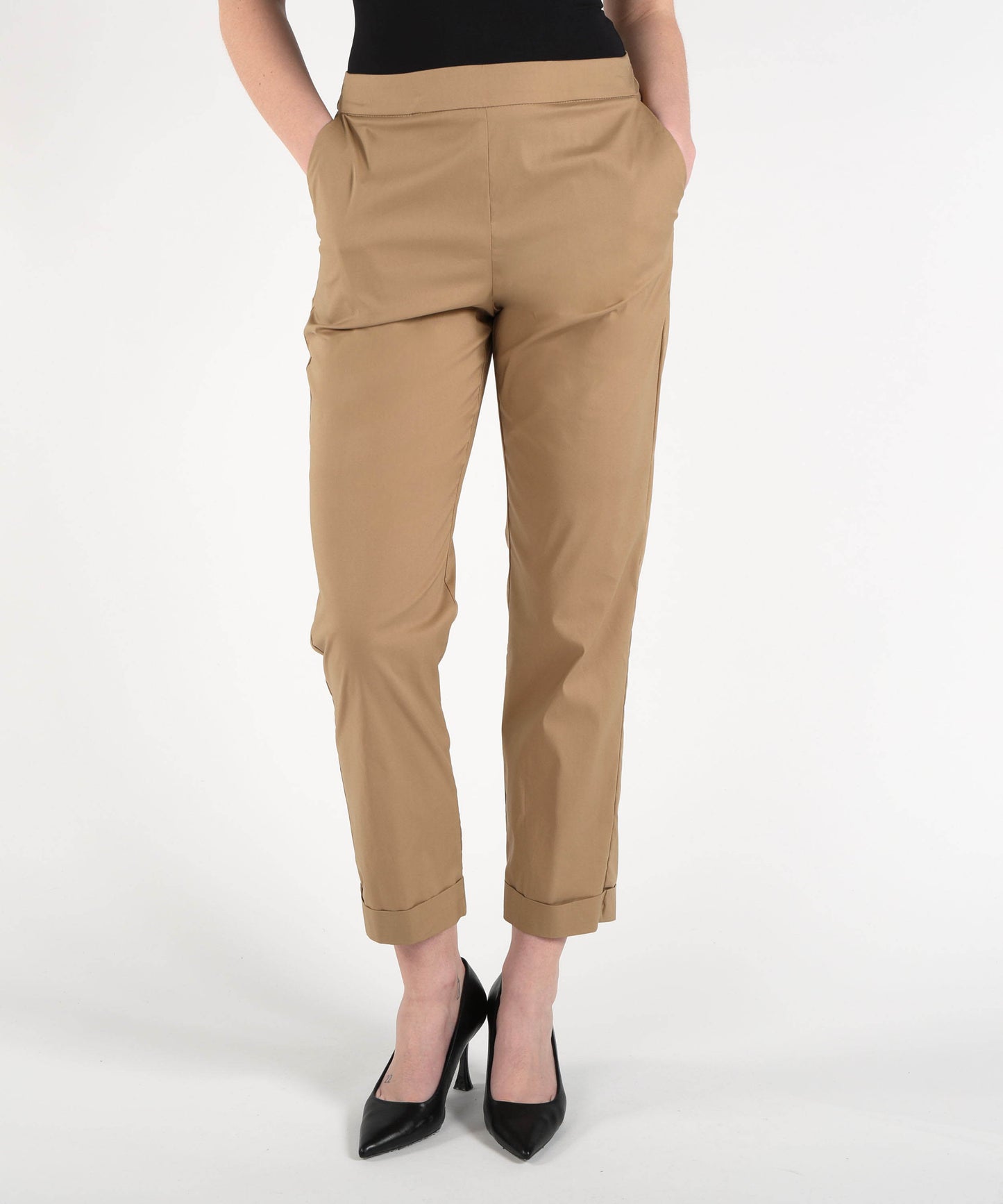 VOLPATO Cigarette Pants with Cuffs