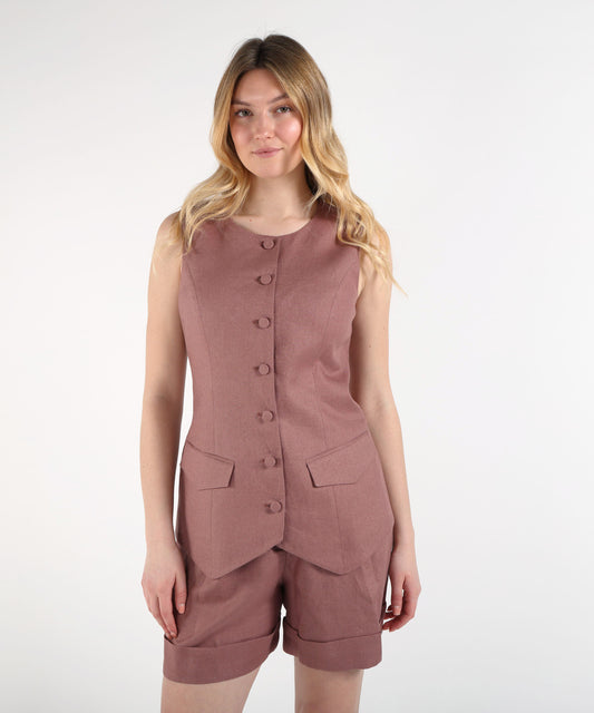 Vests SILENCE LIMITED sunbound gilet Caffe' | SILENCE LIMITED