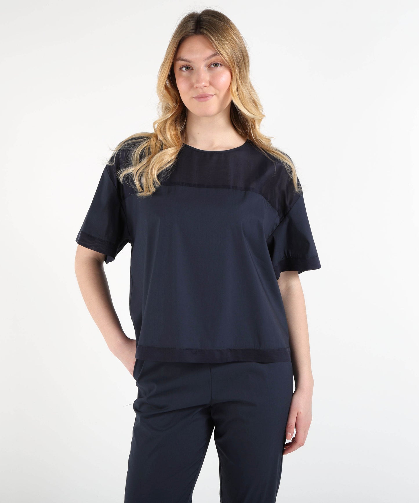 VOLPATO Double-Fabric Oversized T-Shirt