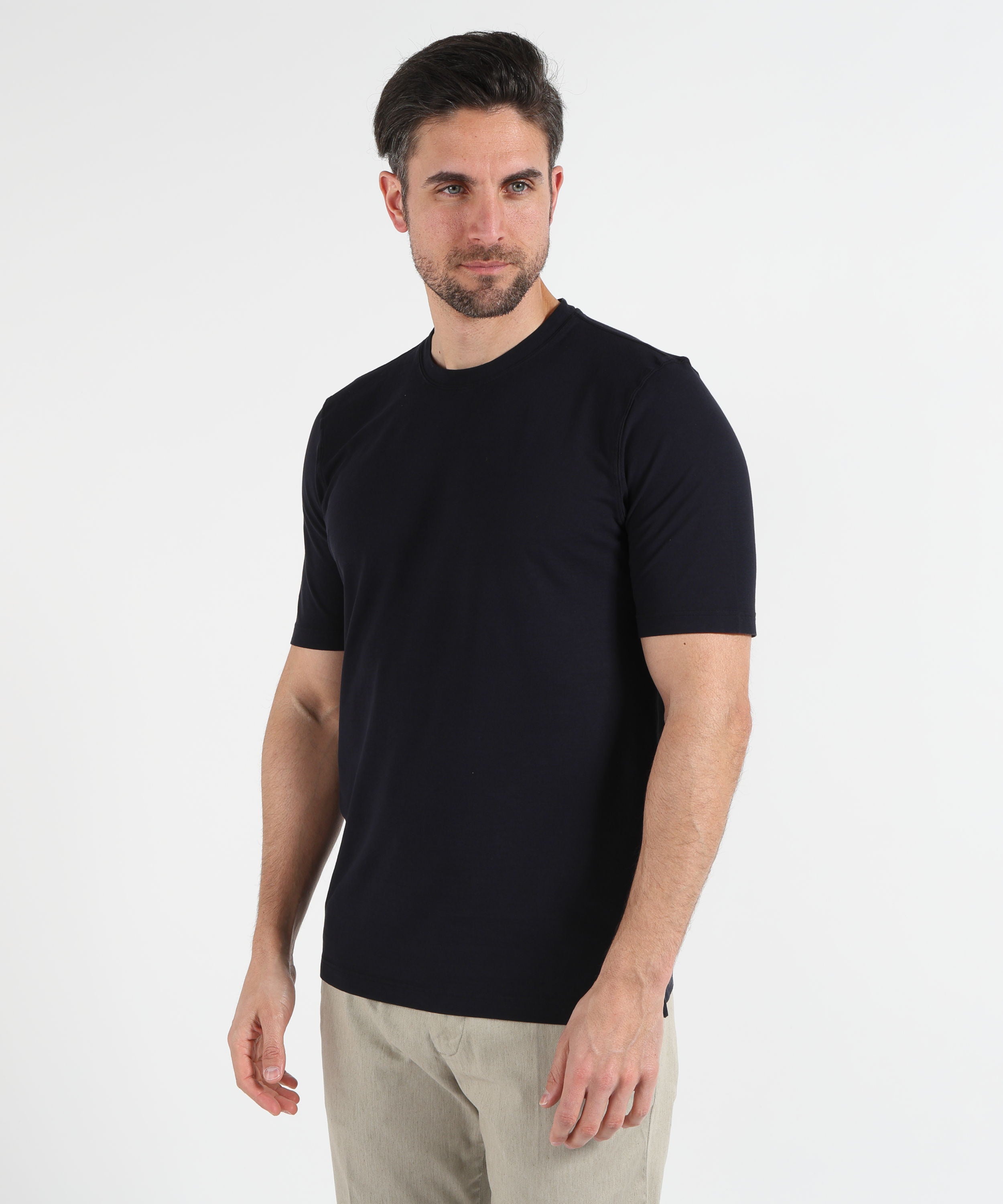 T-shirts GRAN SASSO Men’s undershirt T-shirt – short-sleeve Blu navy | GRAN SASSO