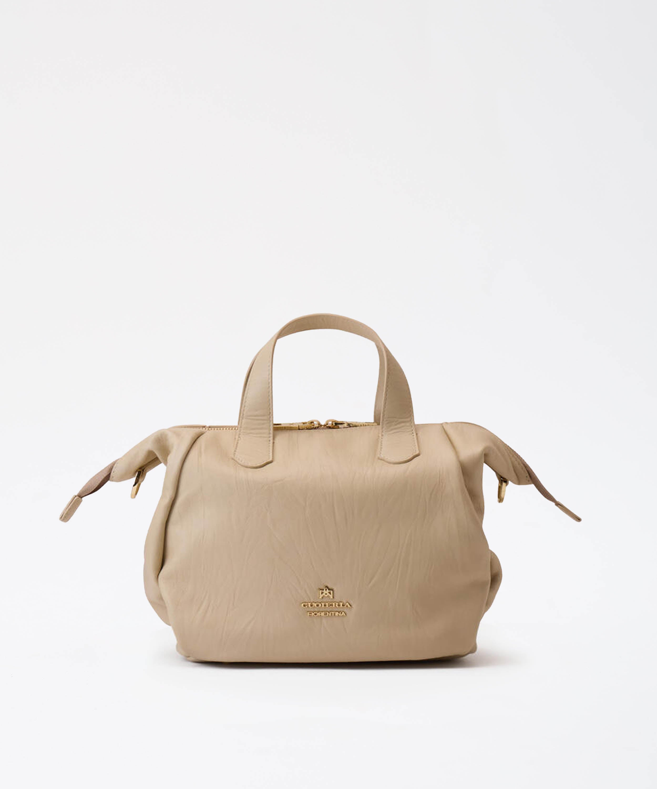 Bags CUOIERIA FIORENTINA Small Carol Duffle Bag Prosecco | CUOIERIA FIORENTINA