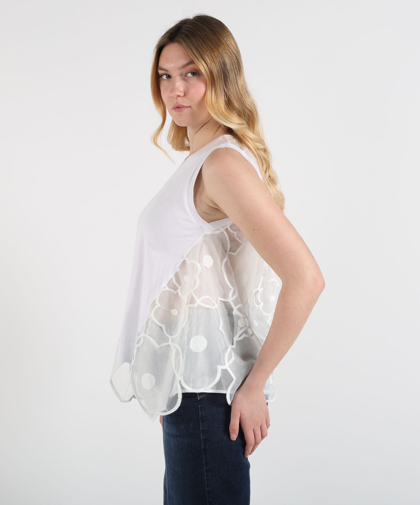 MEIMEI A-Line V-Neck Tank Top