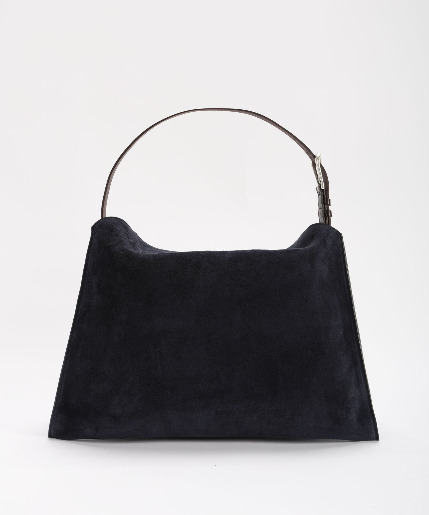 ORCIANI Borsa Trinity Peach Large a spalla in suede e cuoio