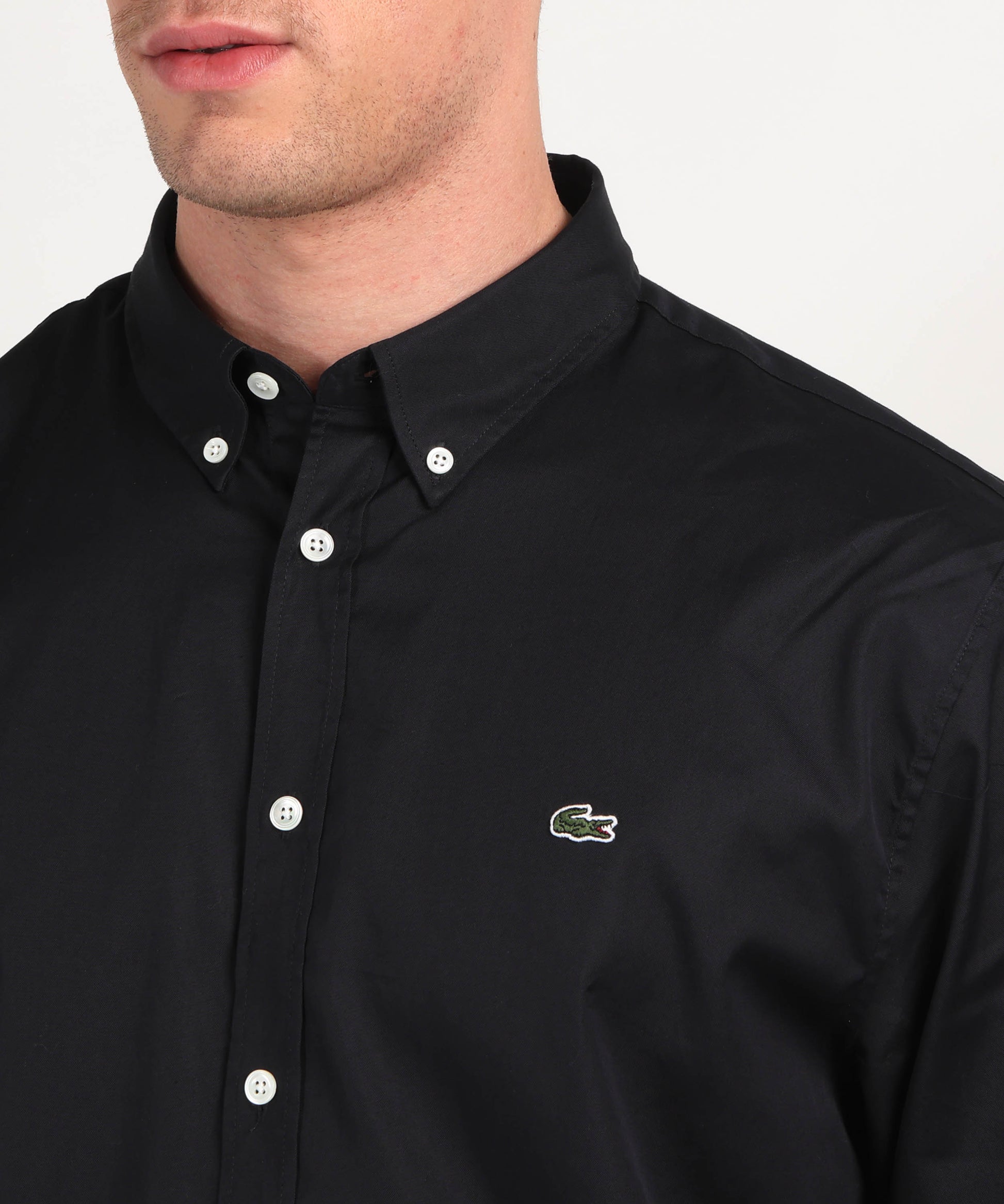 Camicie LACOSTE Camicia manica lunga Blu scuro | LACOSTE