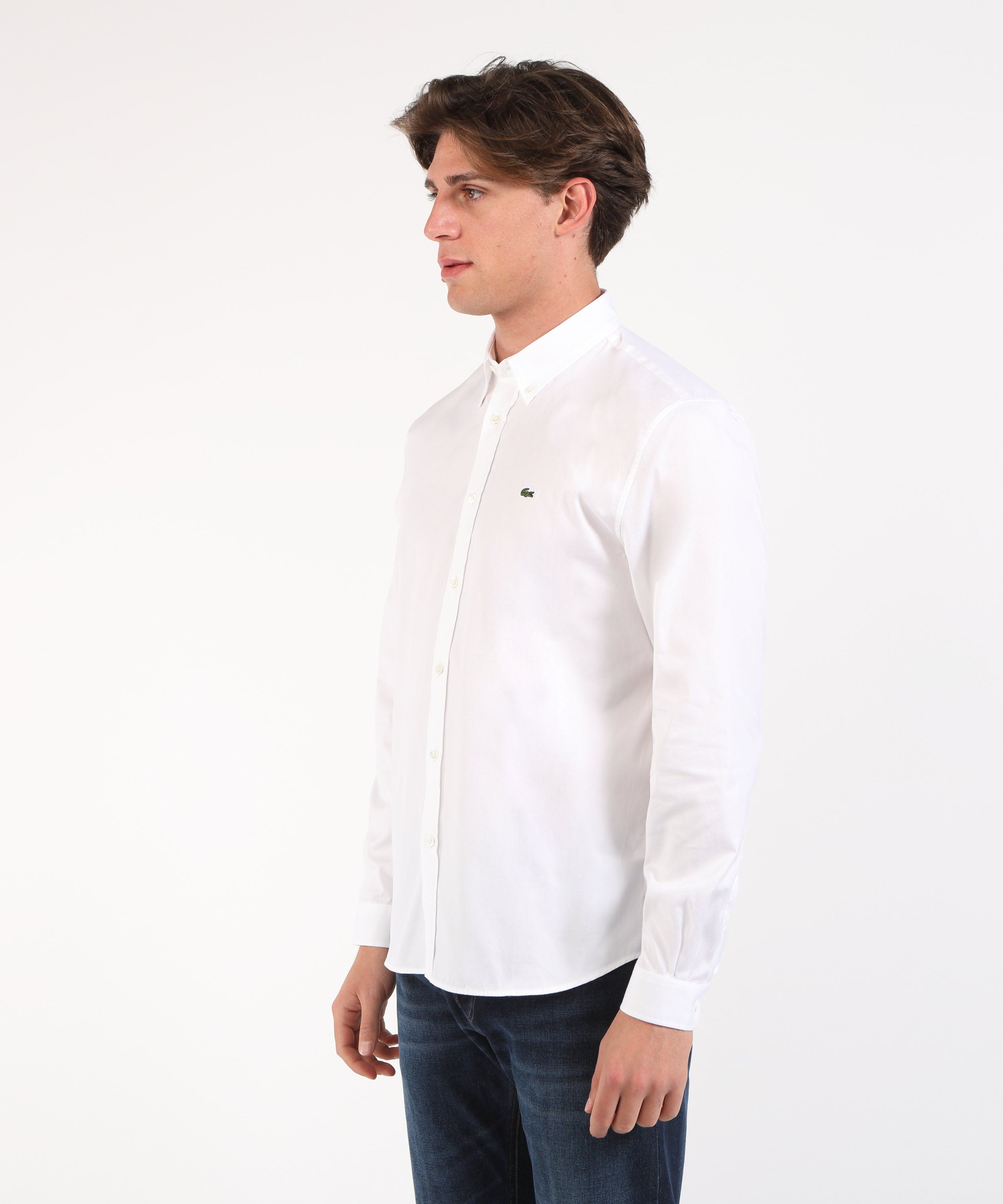 Shirts LACOSTE Long-Sleeve Shirt Bianco | LACOSTE