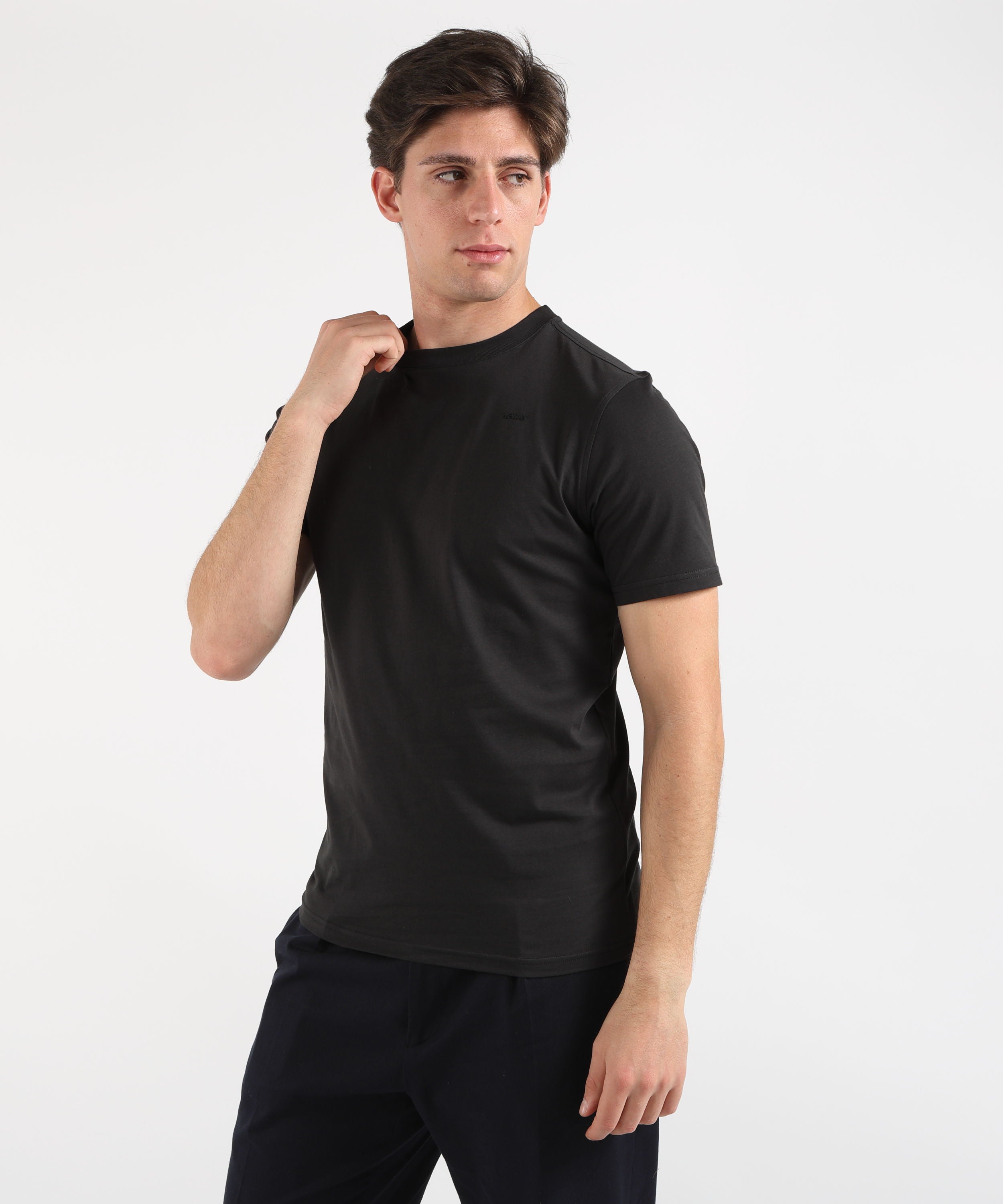 T-shirts K-WAY ODOM JERSEY MICRO LETTERING SLIM Nero | K-WAY