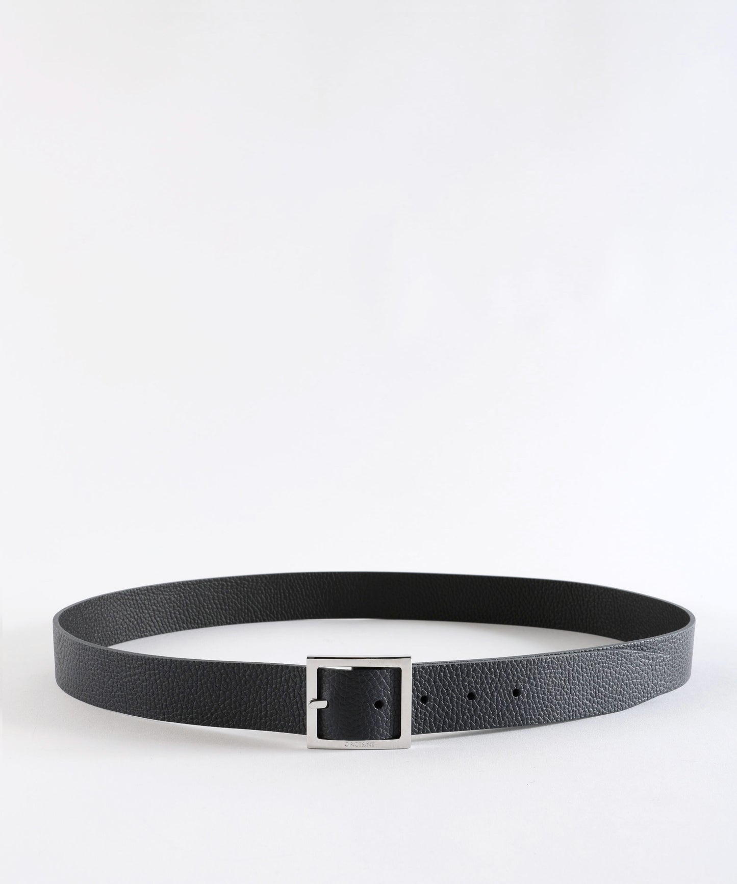 ORCIANI Reversible Saffiano Double leather belt, 3.5 cm