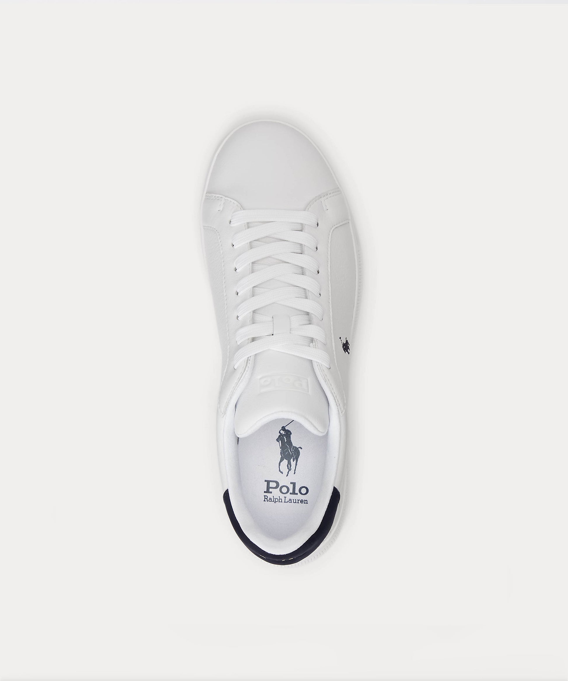 Sneakers POLO RALPH LAUREN Sneakers in pelle con logo Bianco/navy | POLO RALPH LAUREN