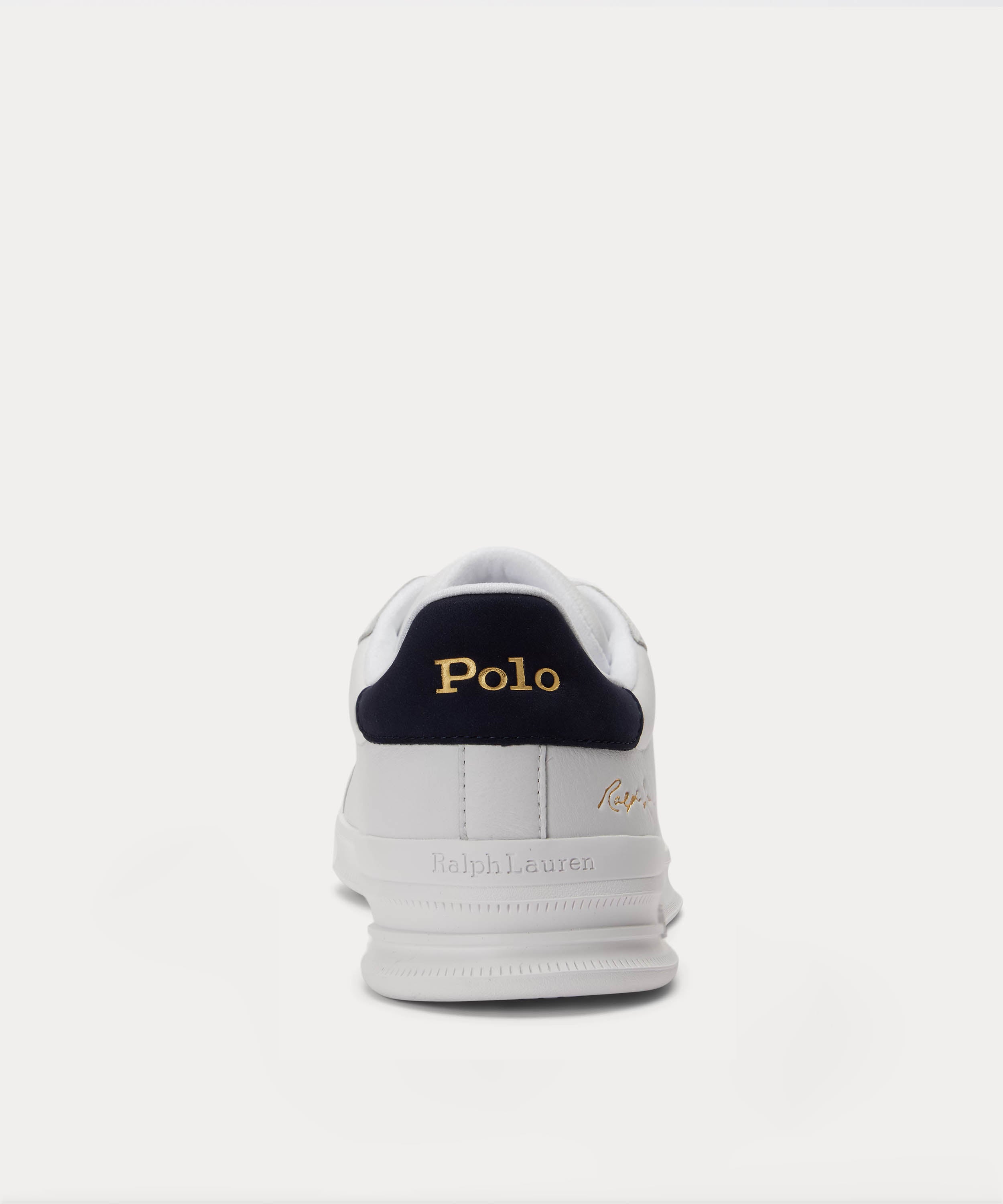 Sneakers POLO RALPH LAUREN Leather Sneakers with Logo Bianco/navy | POLO RALPH LAUREN