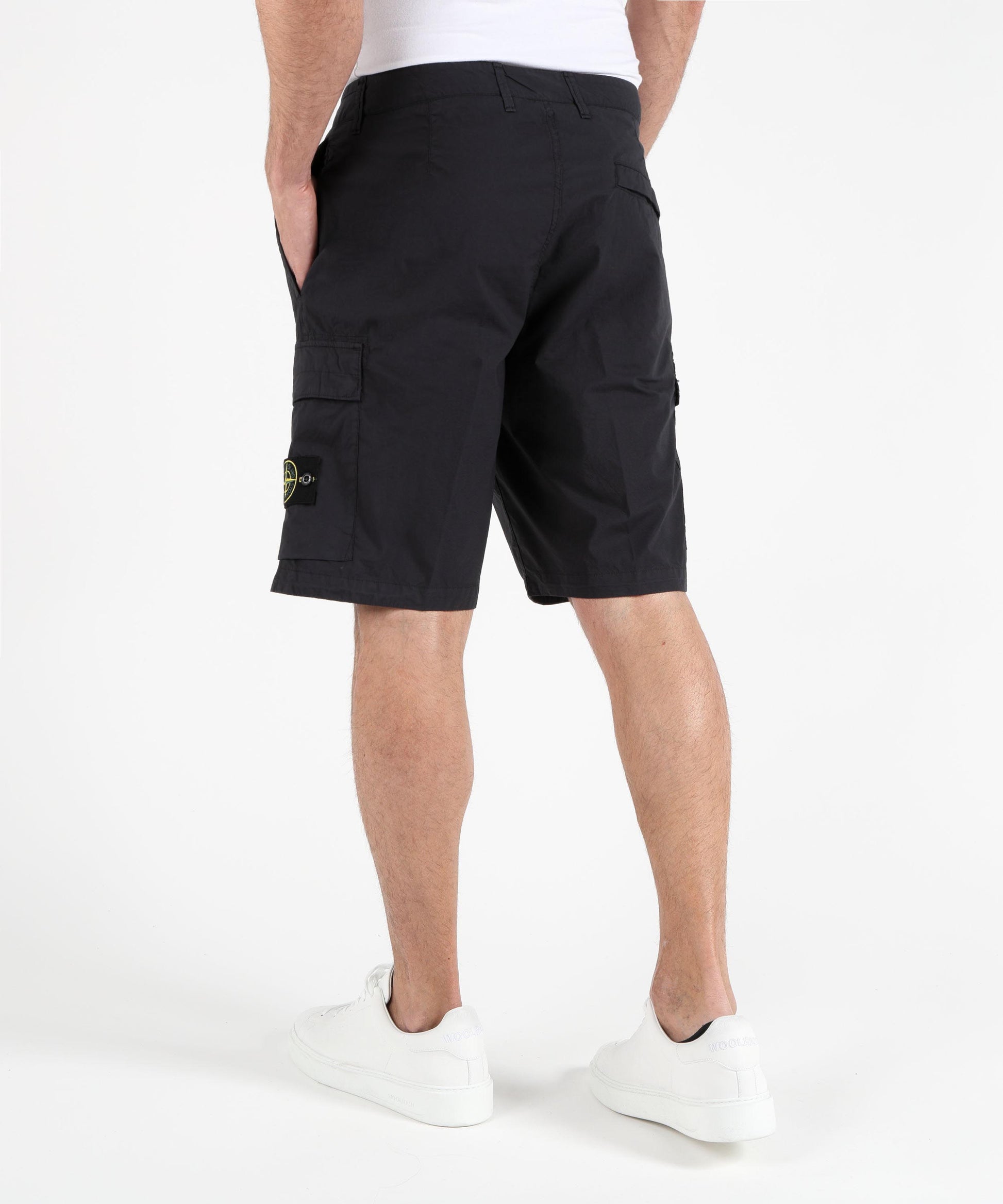 Bermudas STONE ISLAND STRETCH COTTON TELA 'PARACADUTE' Navy | STONE ISLAND