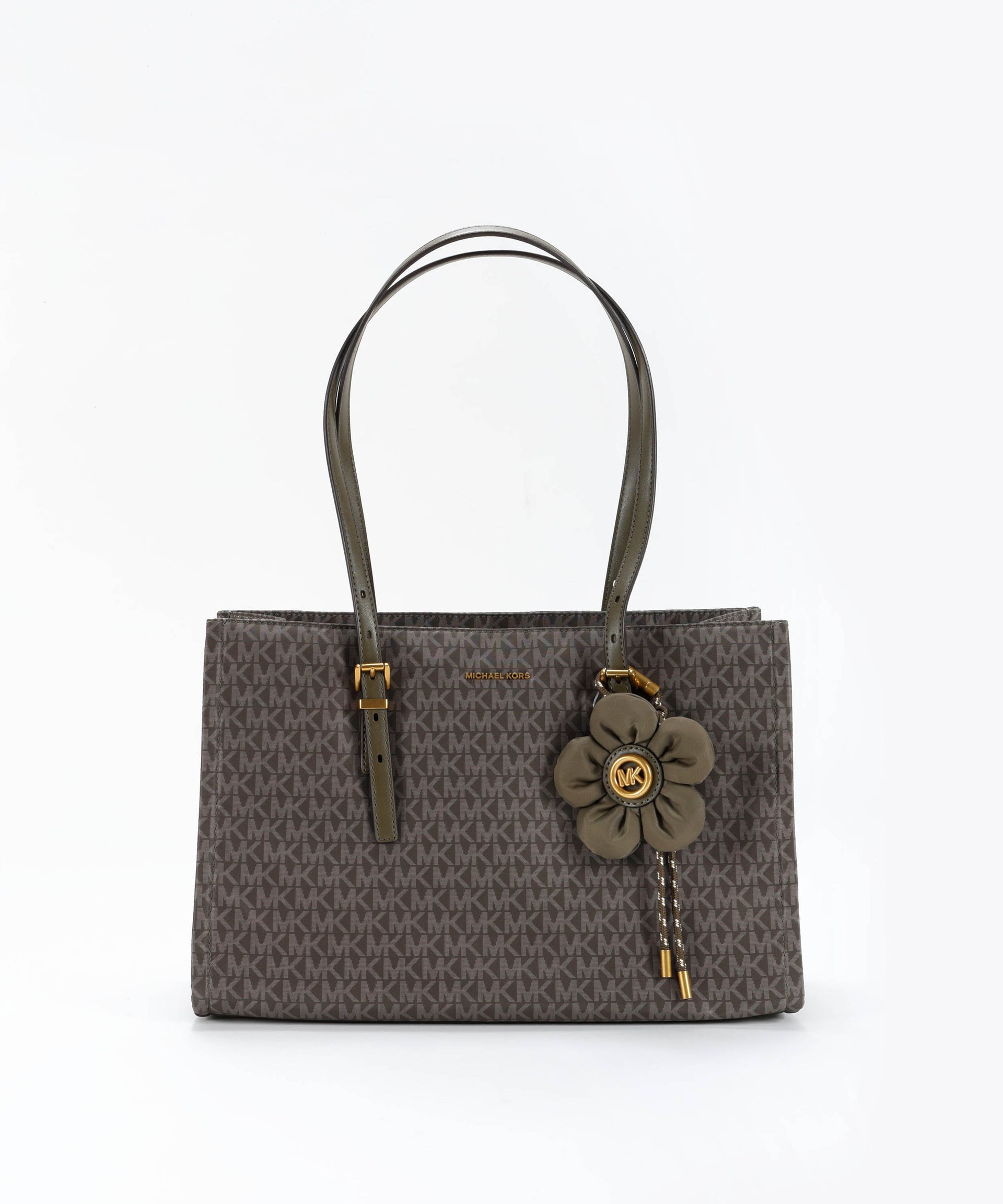 MICHAEL KORS Borsa tote Zadie media con stampa logo