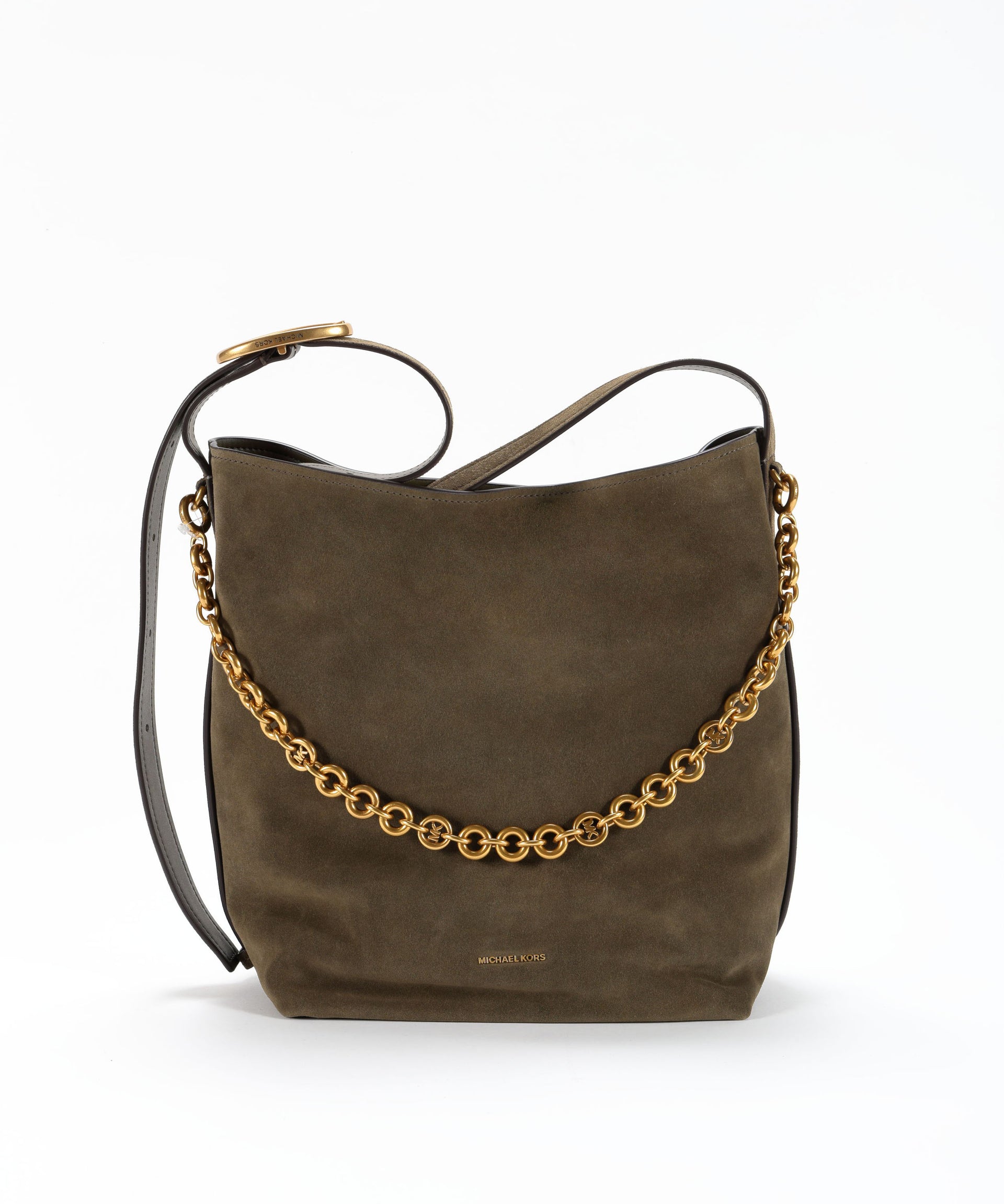 MICHAEL KORS Borsa tote a secchiello Nolita grande in pelle scamosciata