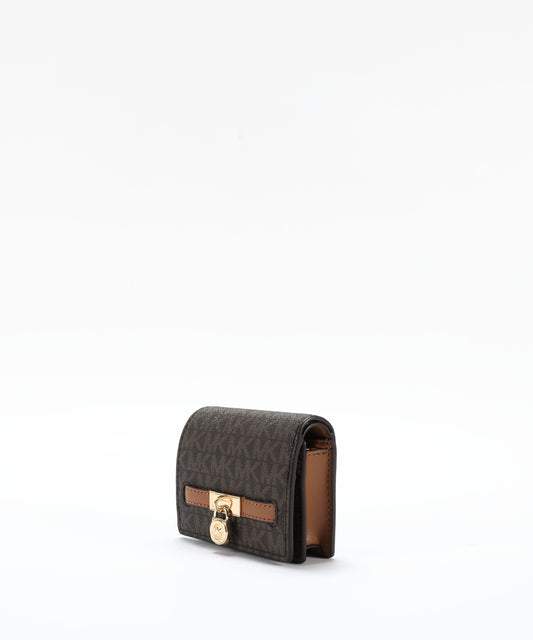 Portafogli MICHAEL KORS Portafoglio Hamilton Moderne piccolo con stampa logo Marrone | MICHAEL KORS