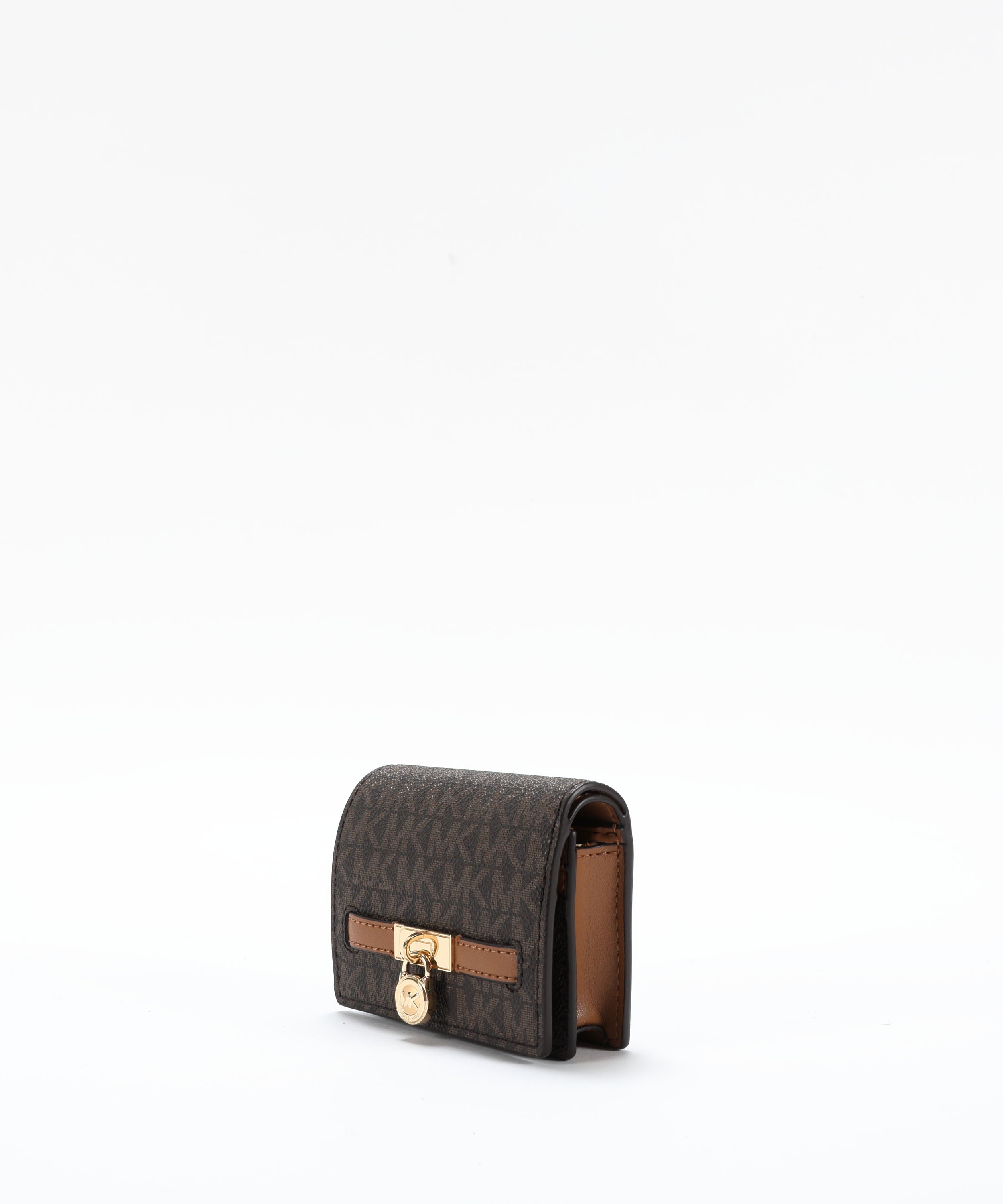 Portafogli MICHAEL KORS Portafoglio Hamilton Moderne piccolo con stampa logo Marrone | MICHAEL KORS