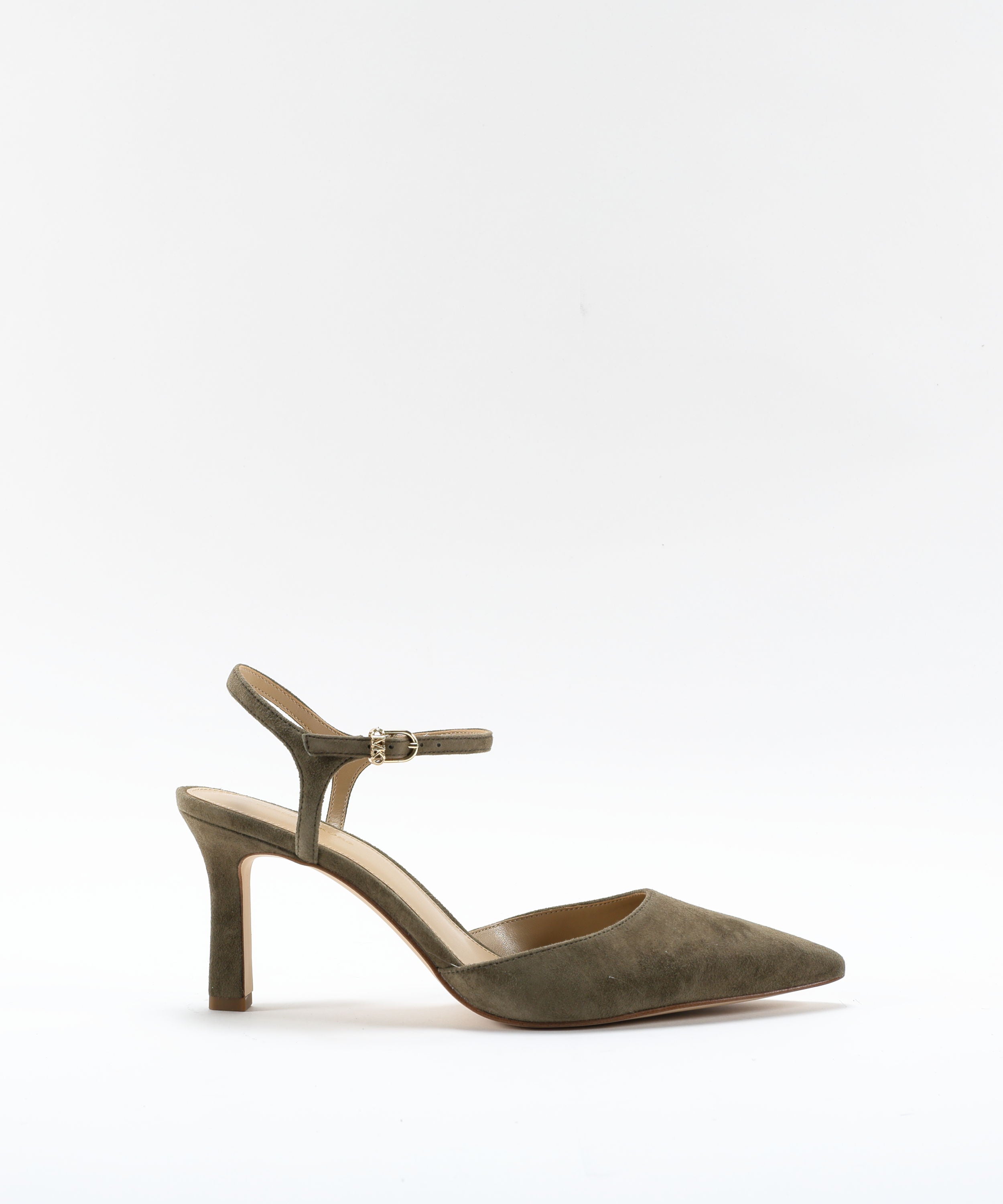 Chanel MICHAEL KORS Décolleté Amara slingback in pelle scamosciata Verde | MICHAEL KORS