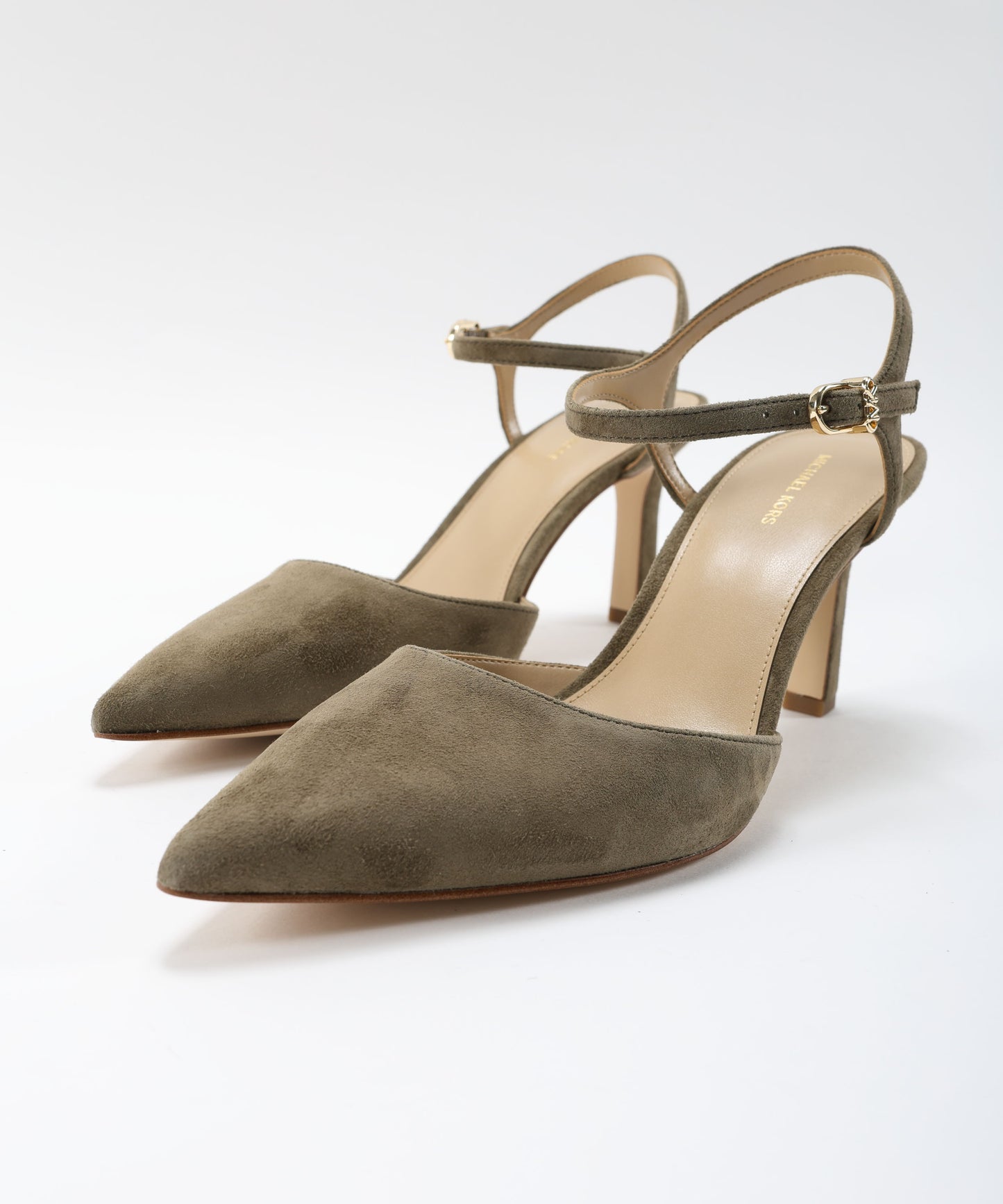 MICHAEL KORS Décolleté Amara slingback in pelle scamosciata